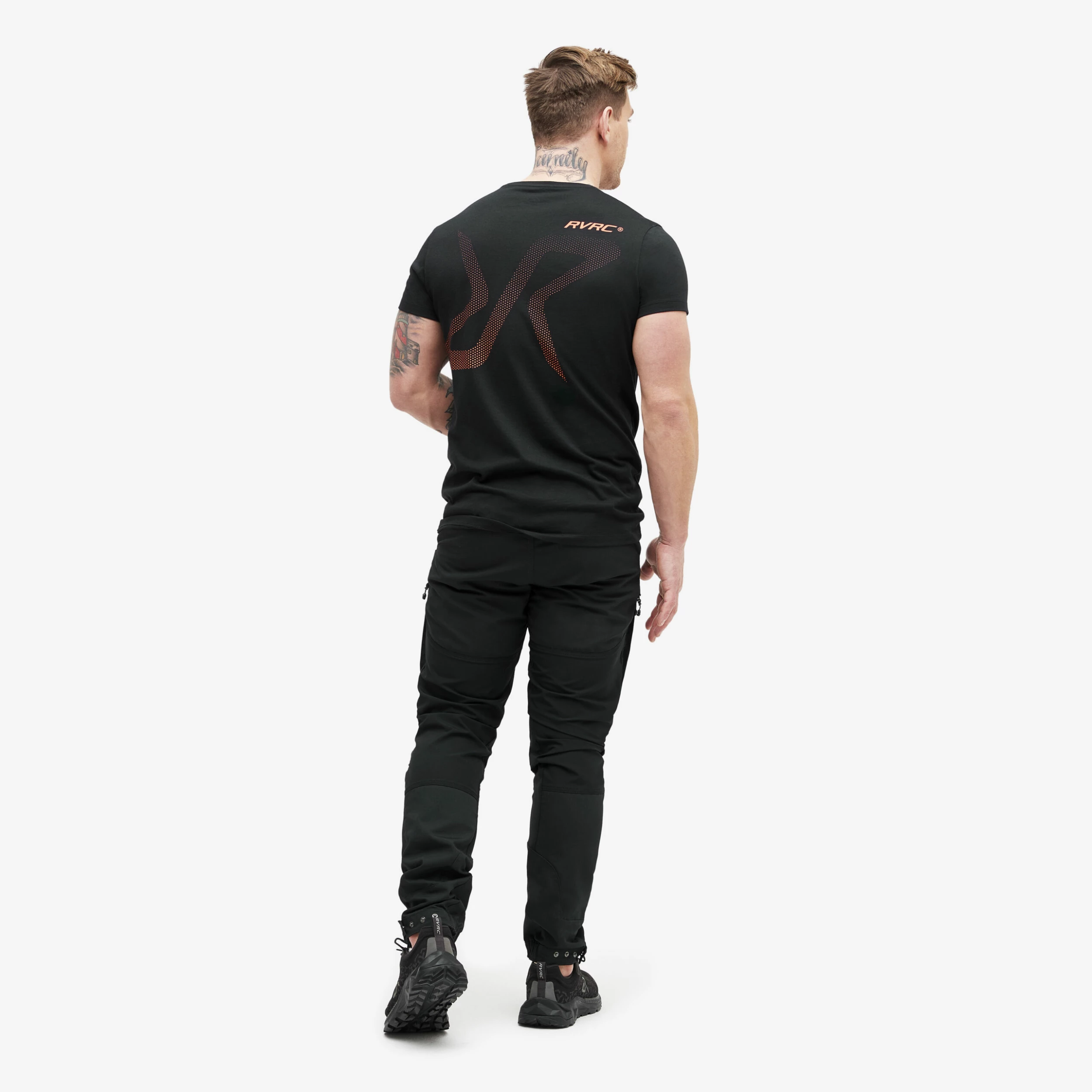 Fat Graphic Tee Men Black/Flame - Image 4