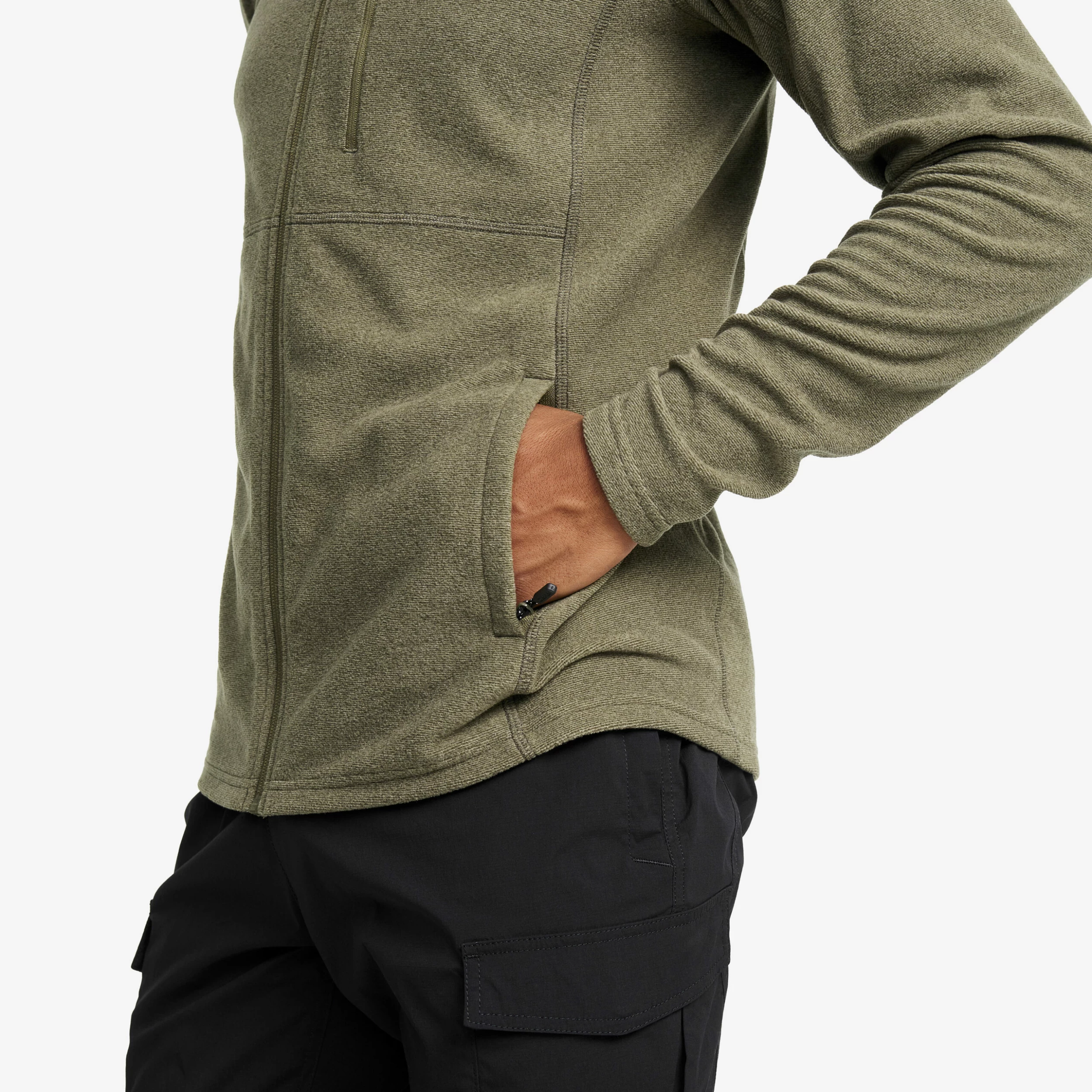 Essential Full-zip Fleece Men Grape Leaf - Image 5