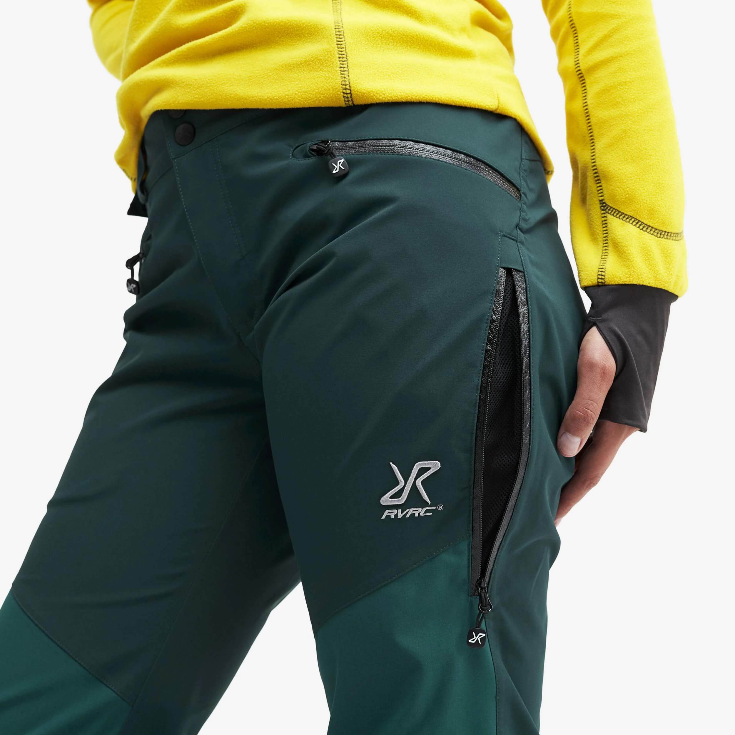 Silence Proshell Trousers Women Deep Teal - Image 4