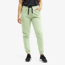 Chill Highwaist Trousers Women Smoke Green