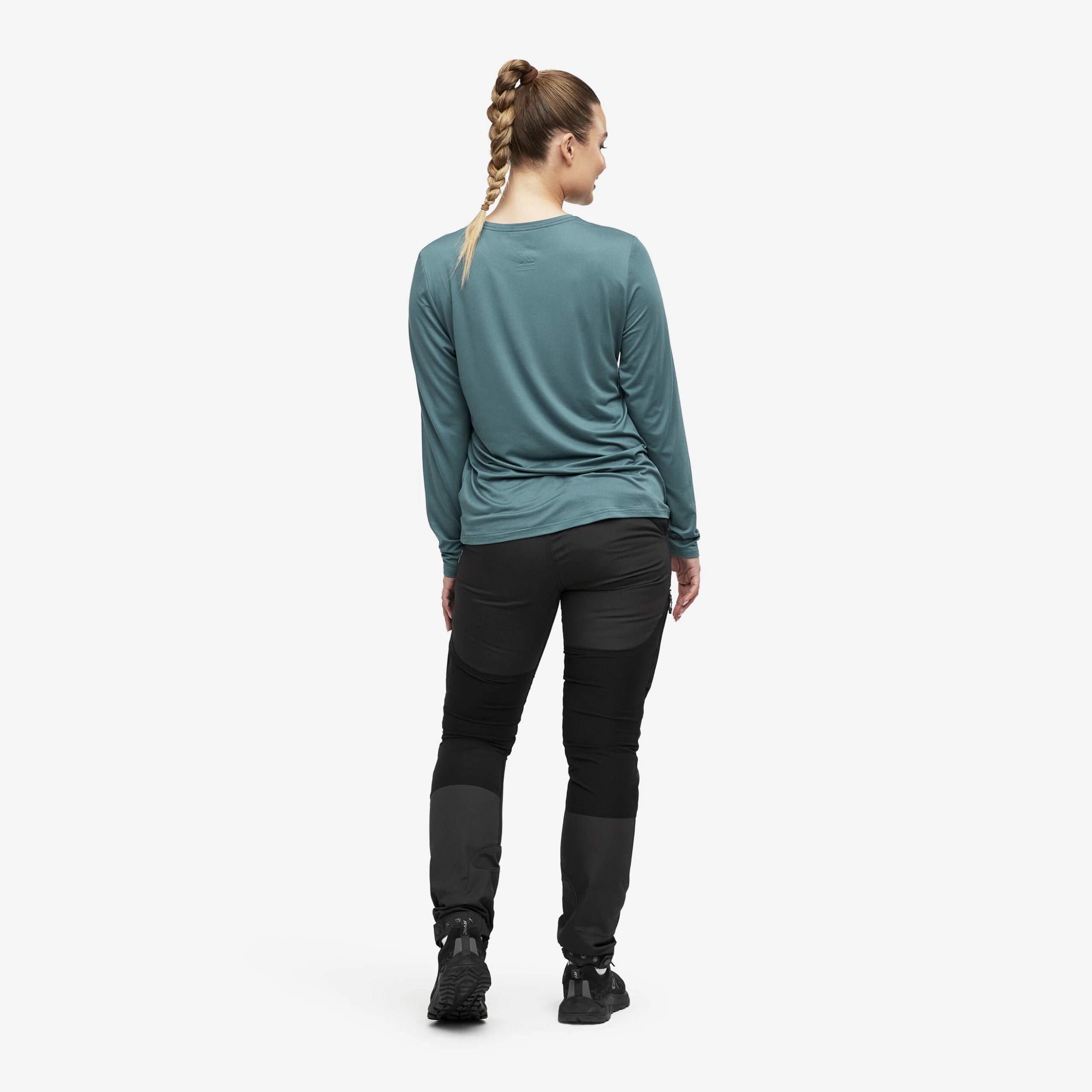 Vagabond Long Sleeve Tee Women Ocean Teal - Image 3