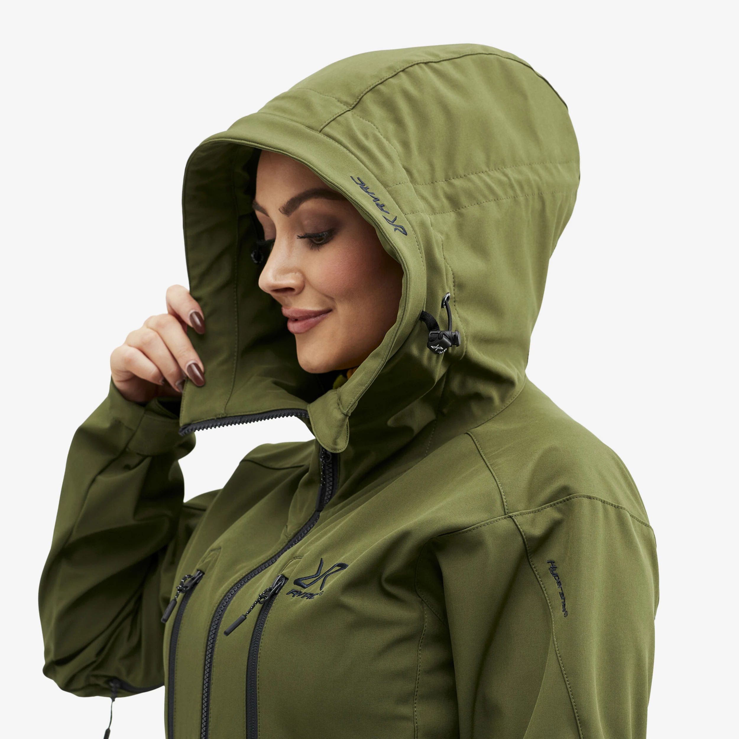 Trail Jacket Women Dark Olive - Image 6