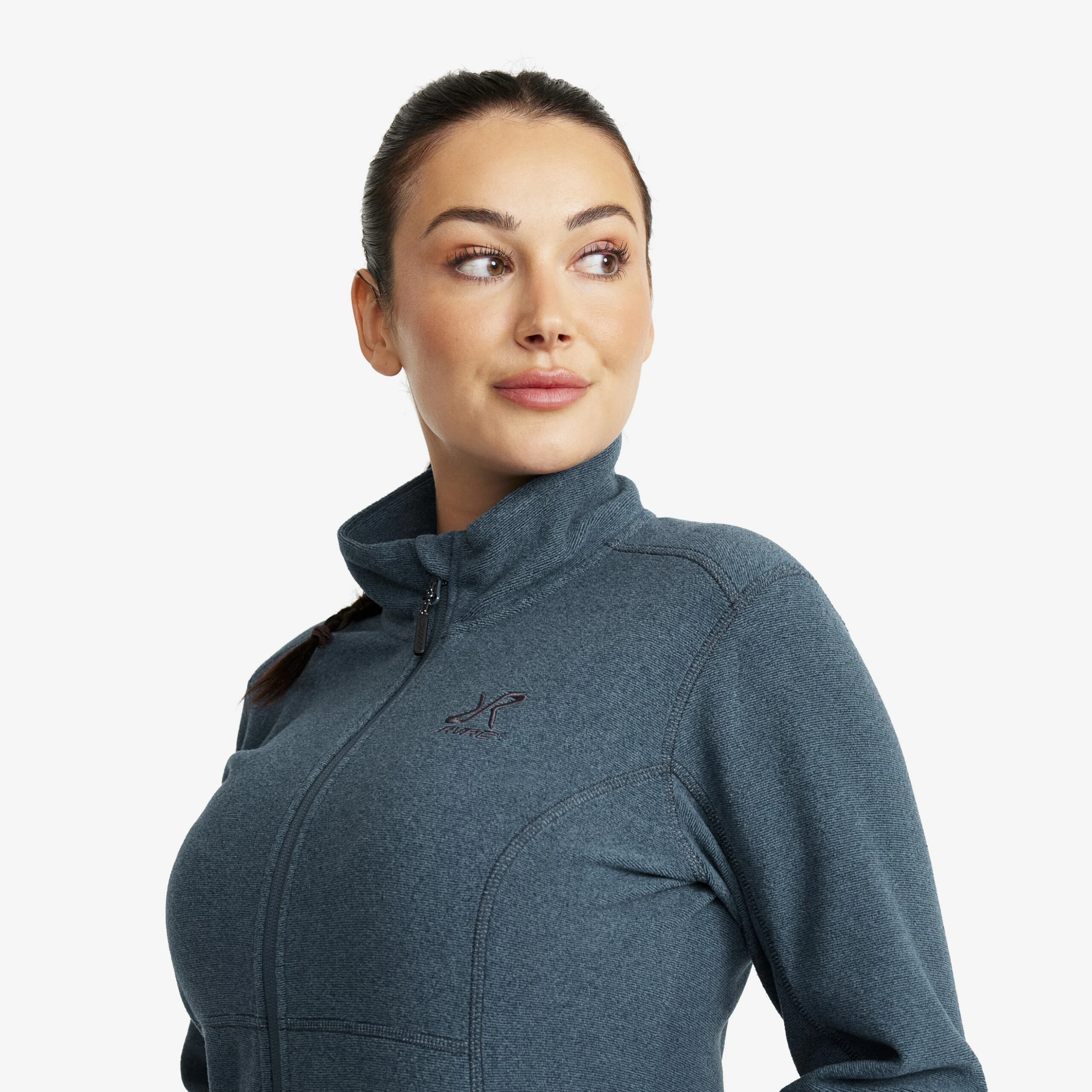 Essential Full-zip Fleece Women Moonlit Ocean - Image 4