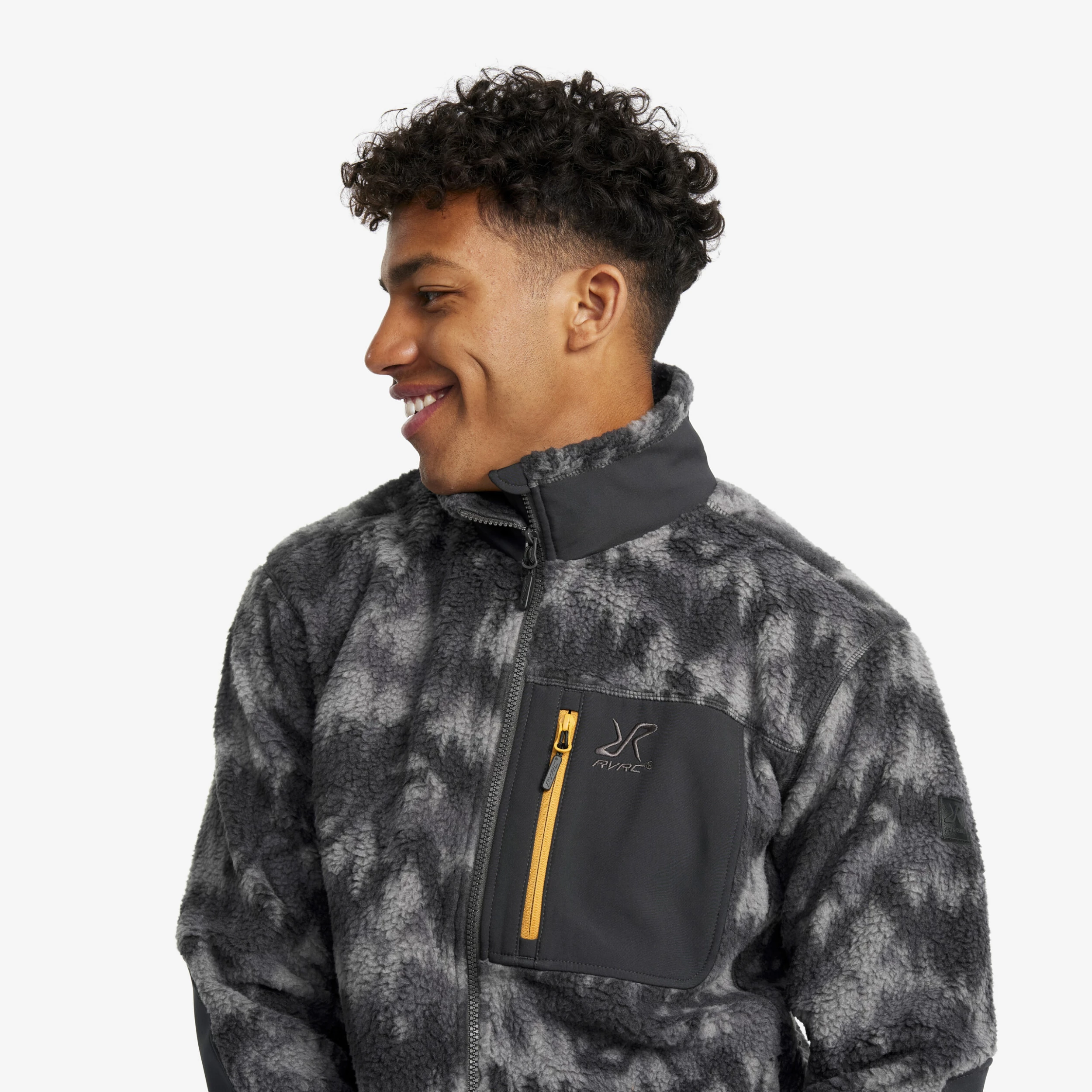 High Pile Fleece Men Anthracite - Image 4