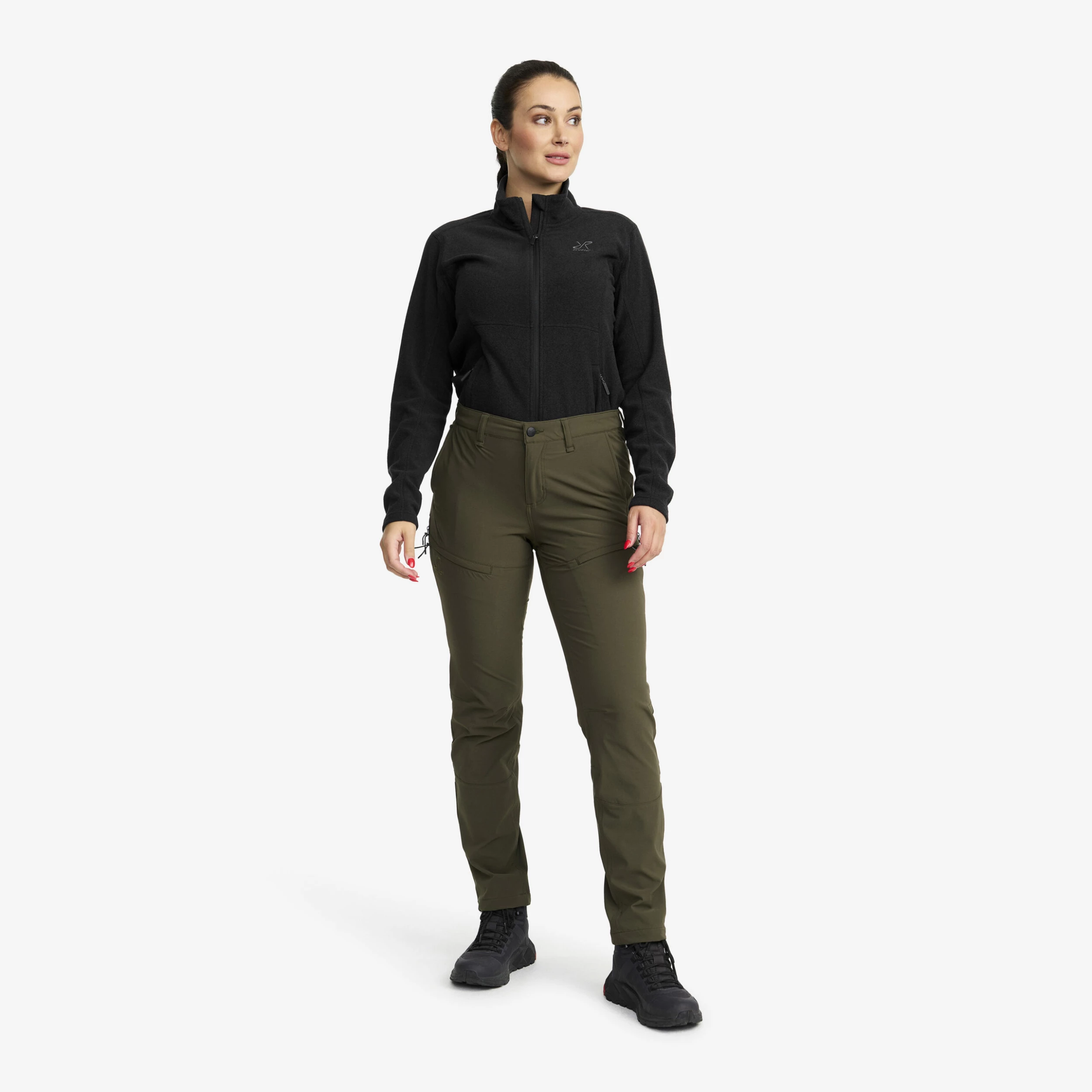 Prime Stretch Trousers Women Forest Night - Image 2