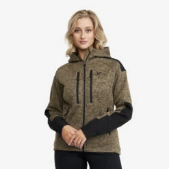 Tornado Hoodie Women Khaki