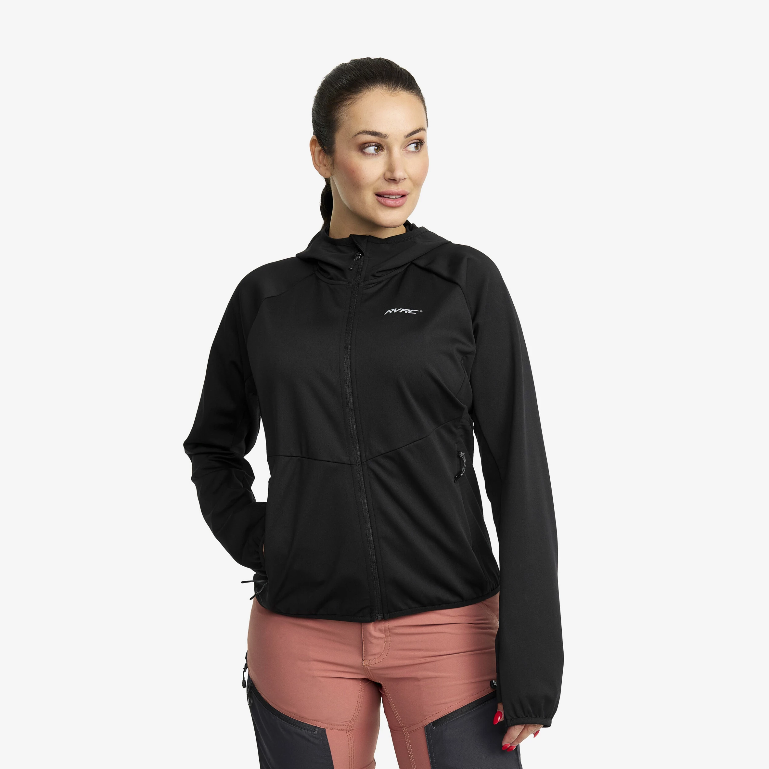 Pace Hooded Wind Jacket Women Black