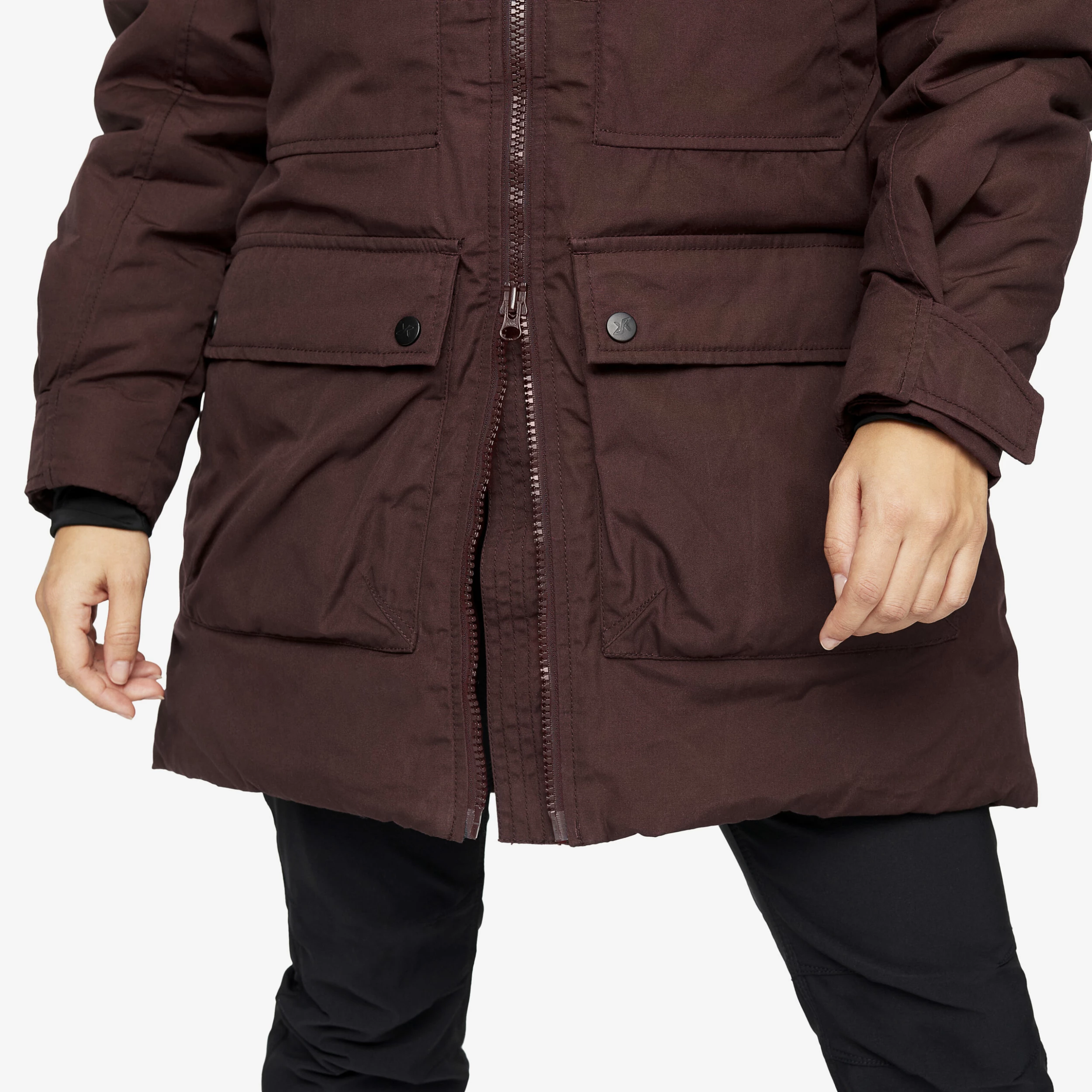 Outdoor Parka Women Dark Vintage Rose - Image 7