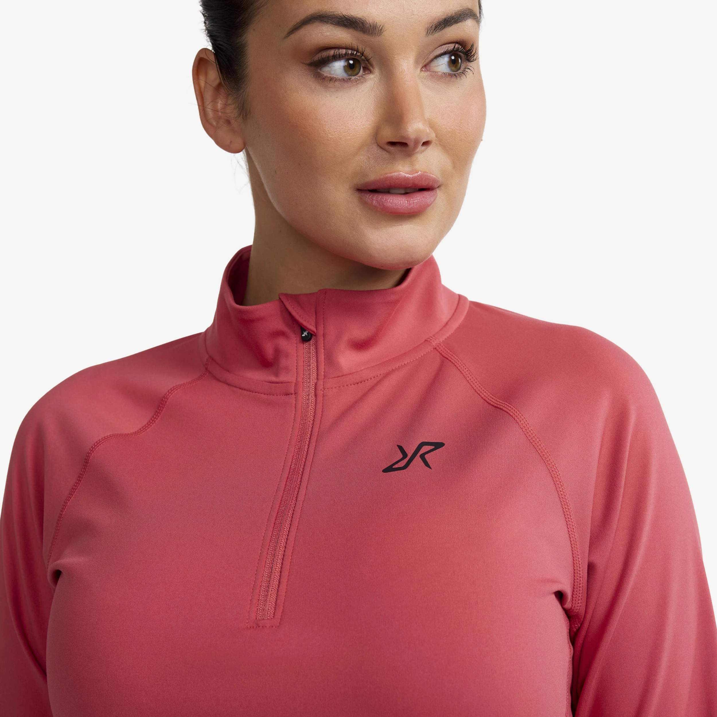 Prep Half-zip Top Women Holly Berry - Image 4