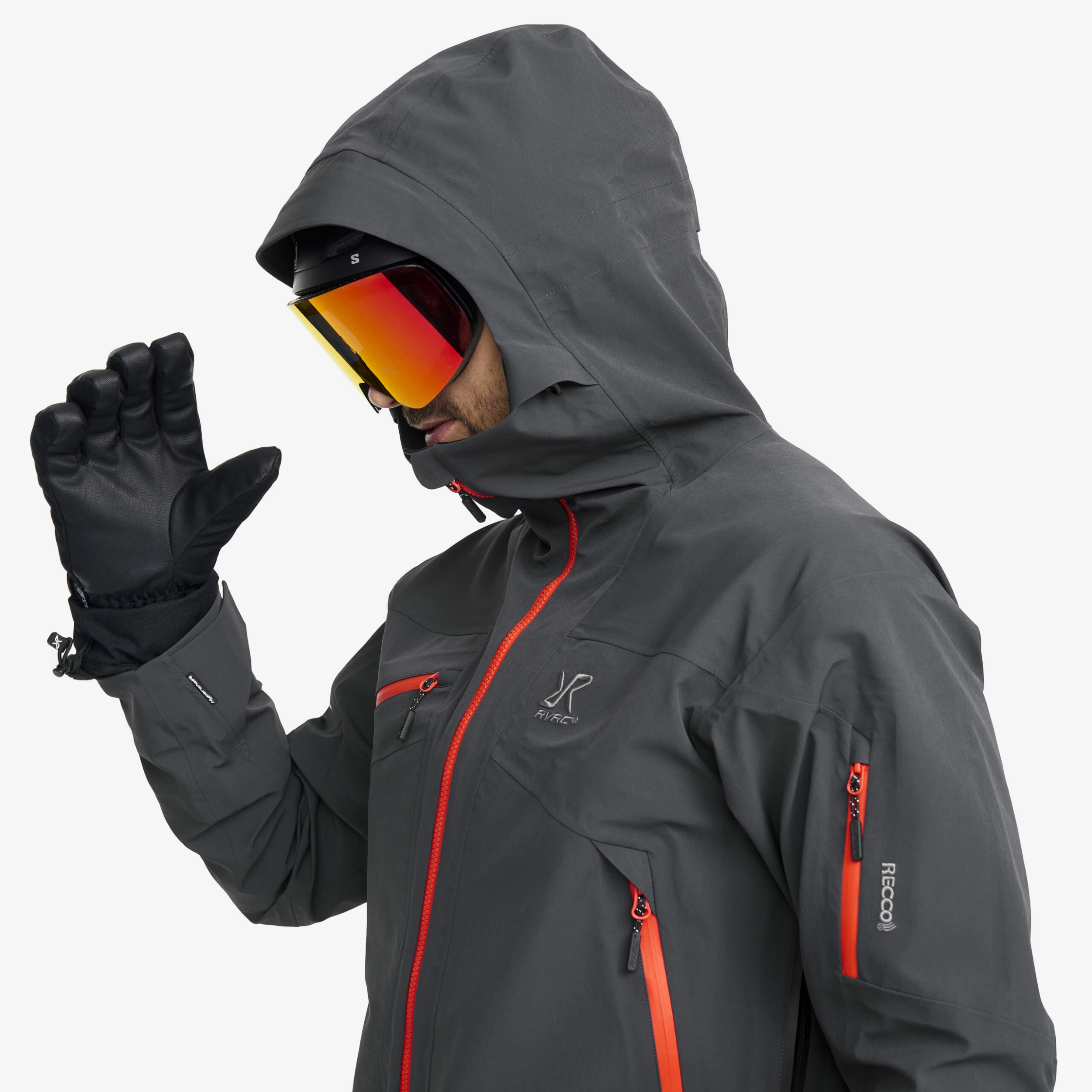 Atlas 3L Ski Jacket Men Anthracite - Image 8