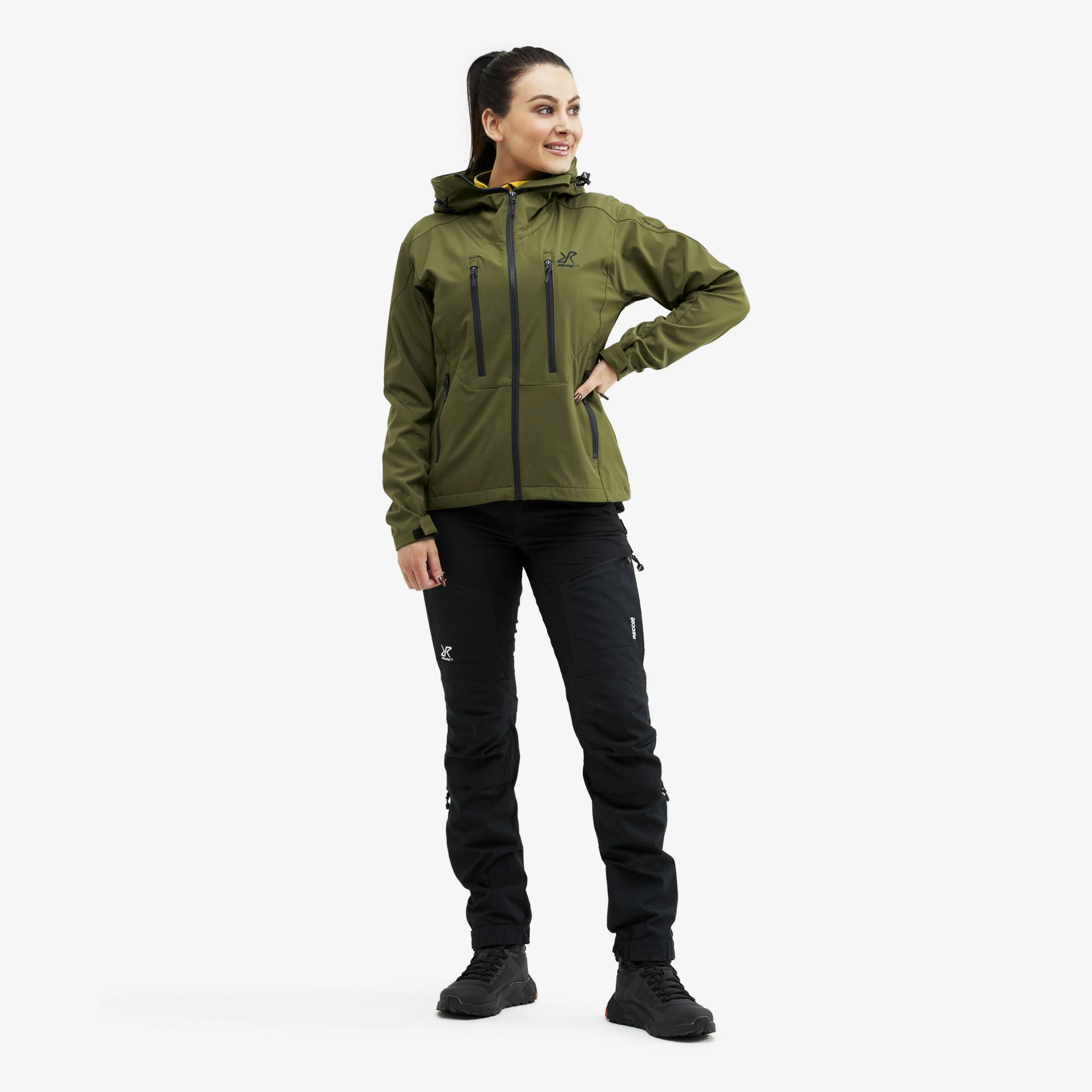 Trail Jacket Women Dark Olive - Image 2