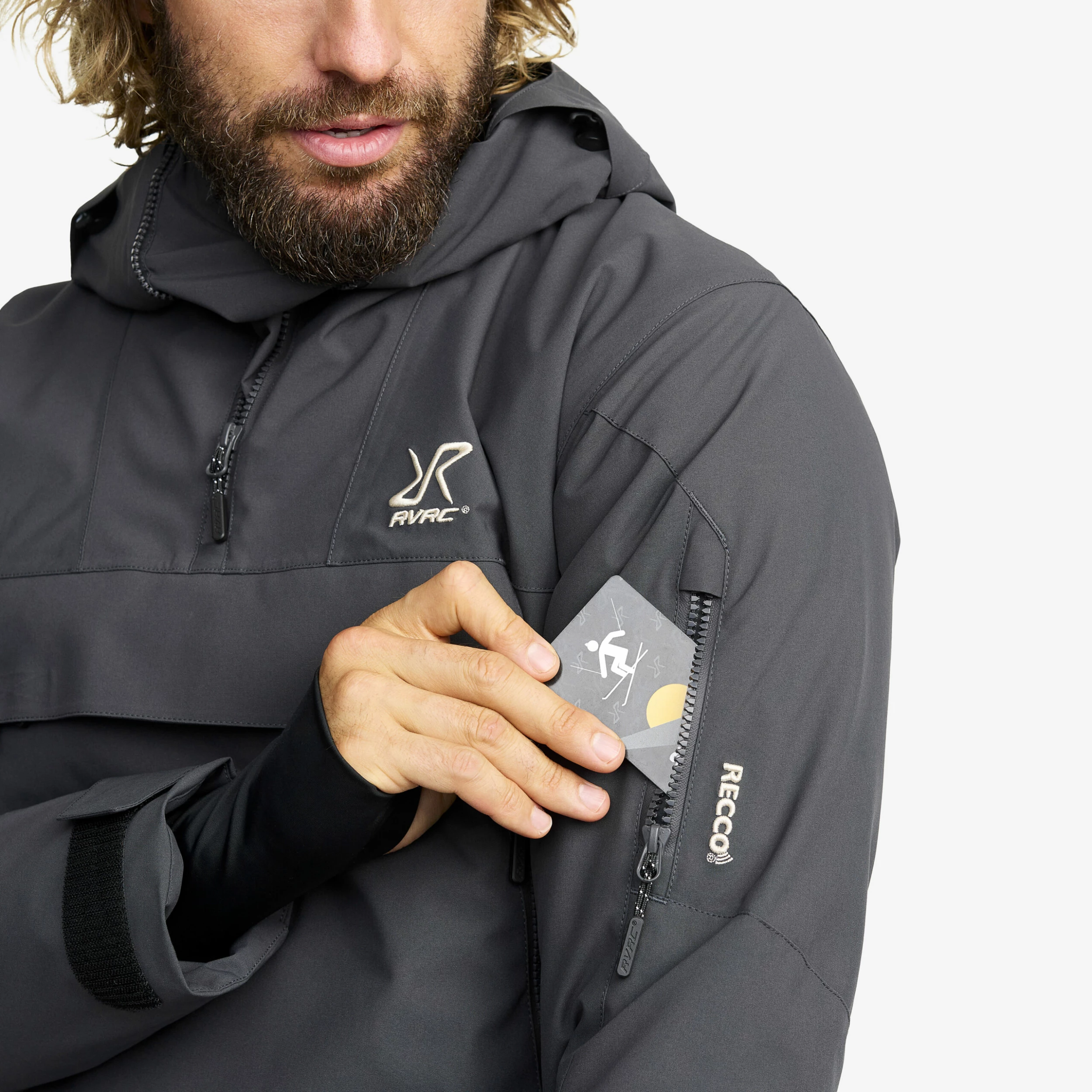 Halo 2L Insulated Ski Anorak Men Anthracite - Image 7