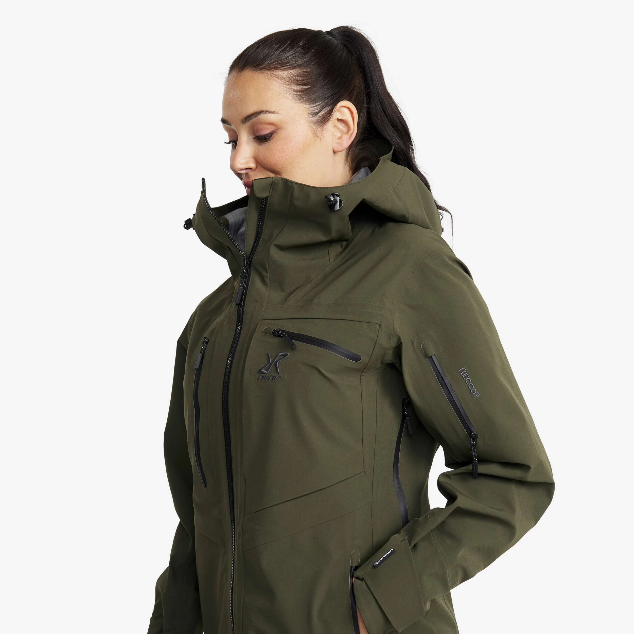 Cyclone Long 3L Jacket Women Forest Night - Image 4