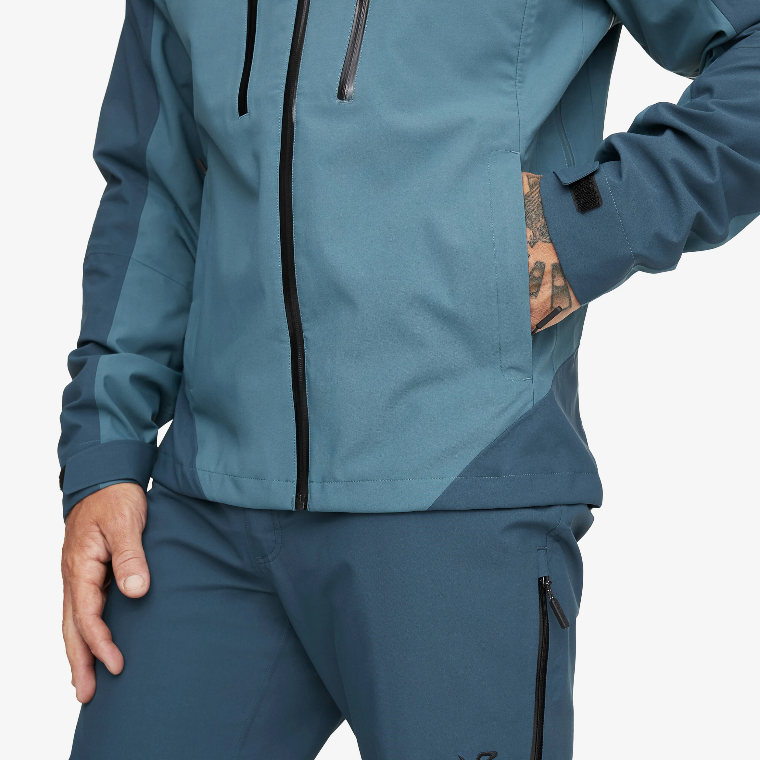 Silence Proshell Jacket Men Ocean Teal - Image 5