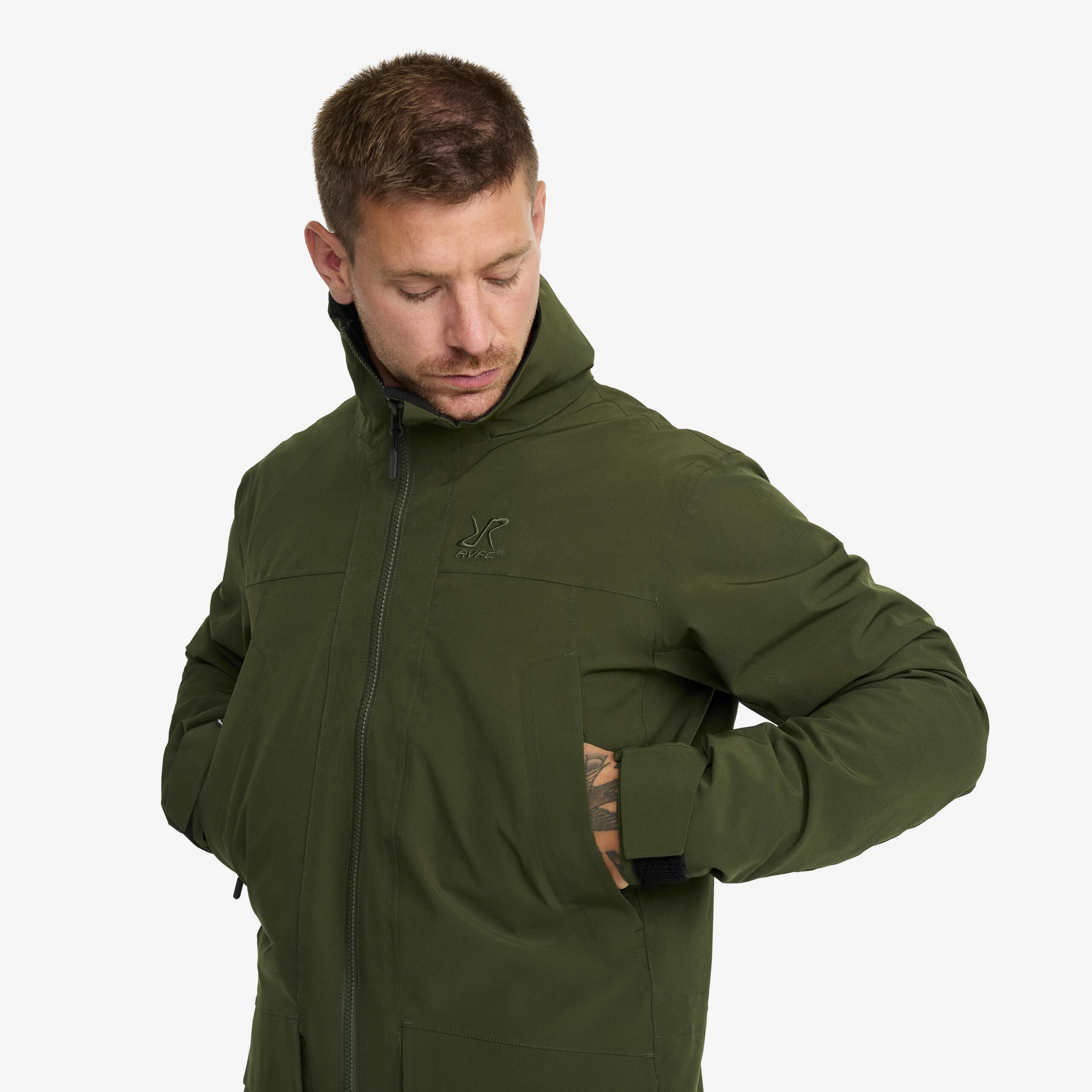 Nevis 2l Parka Men Forest Green - Image 7