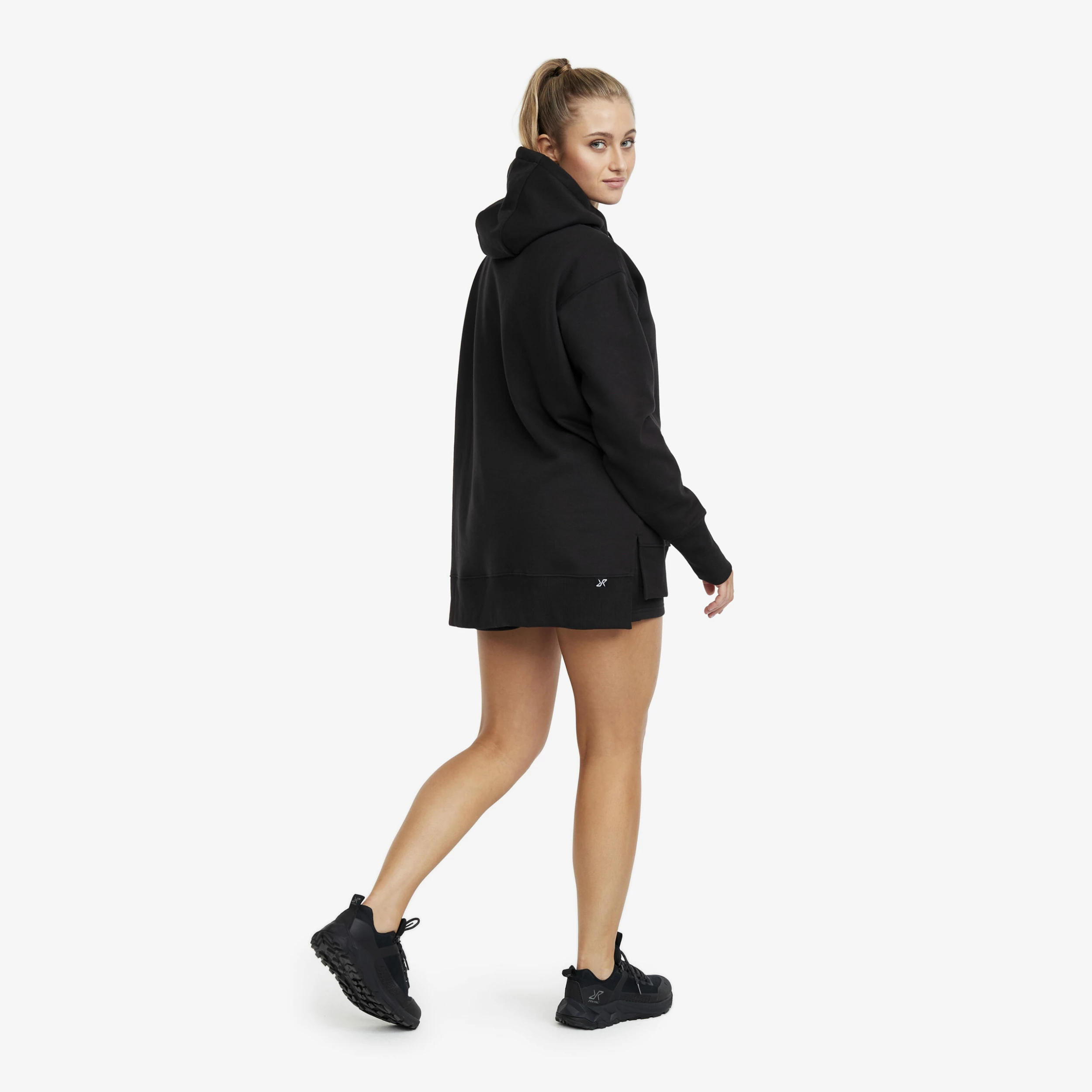 Lounge Hoodie Women Black - Image 3