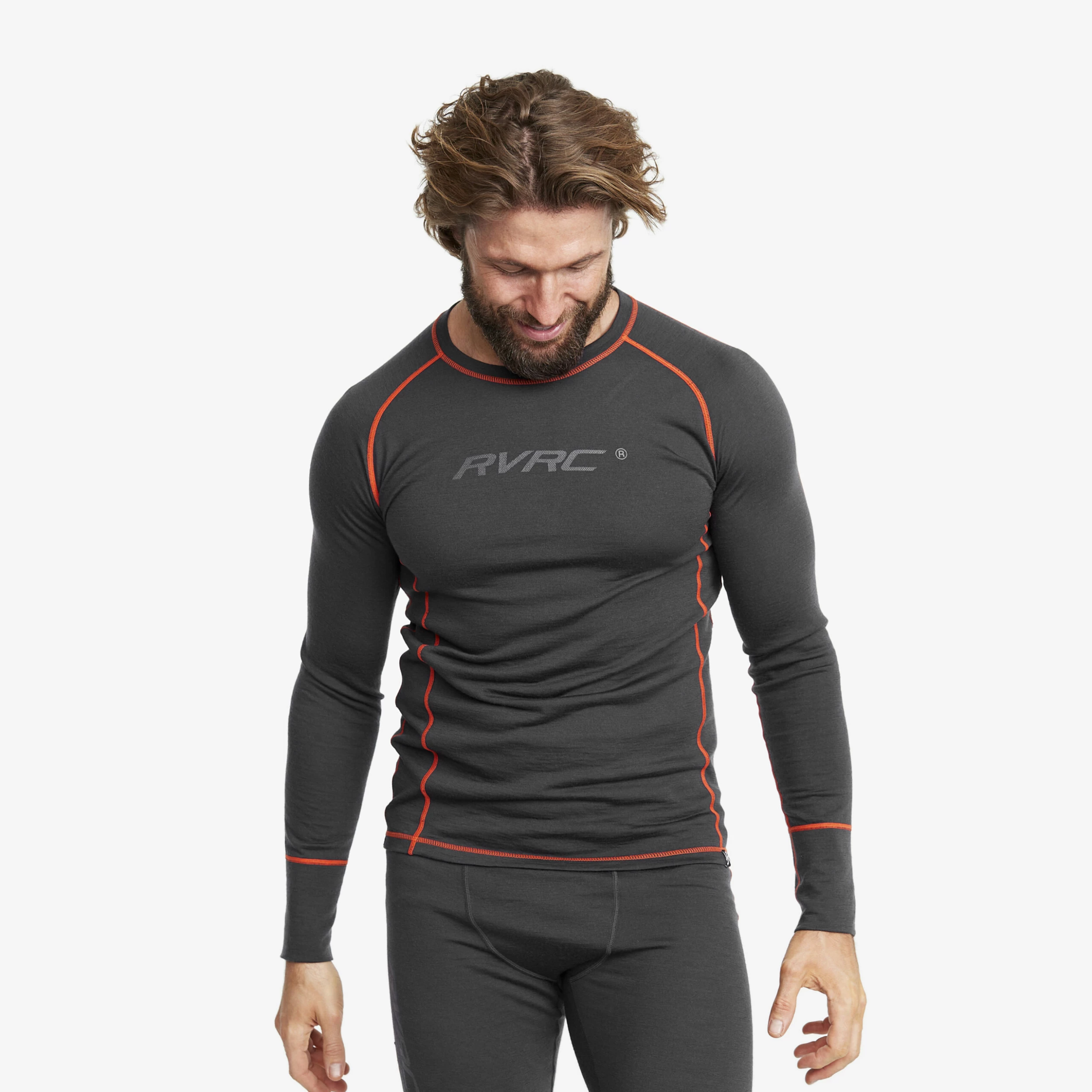 Outright Merino Top Men Anthracite