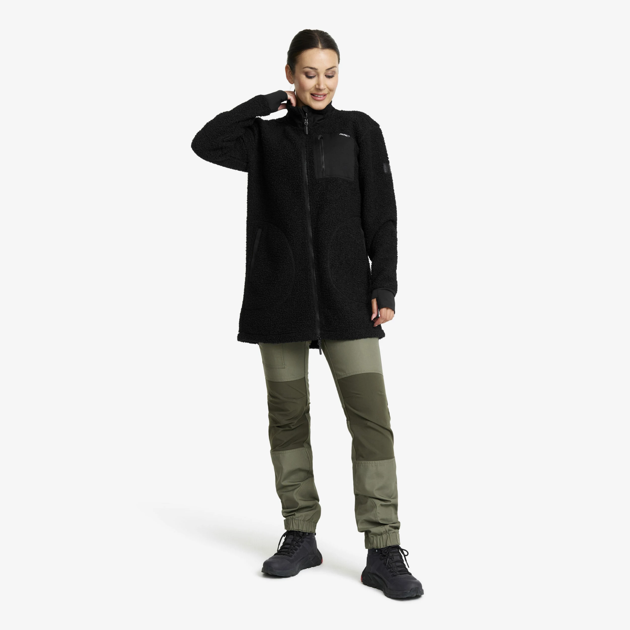 Bigfoot Long Pile Women Jetblack - Image 2