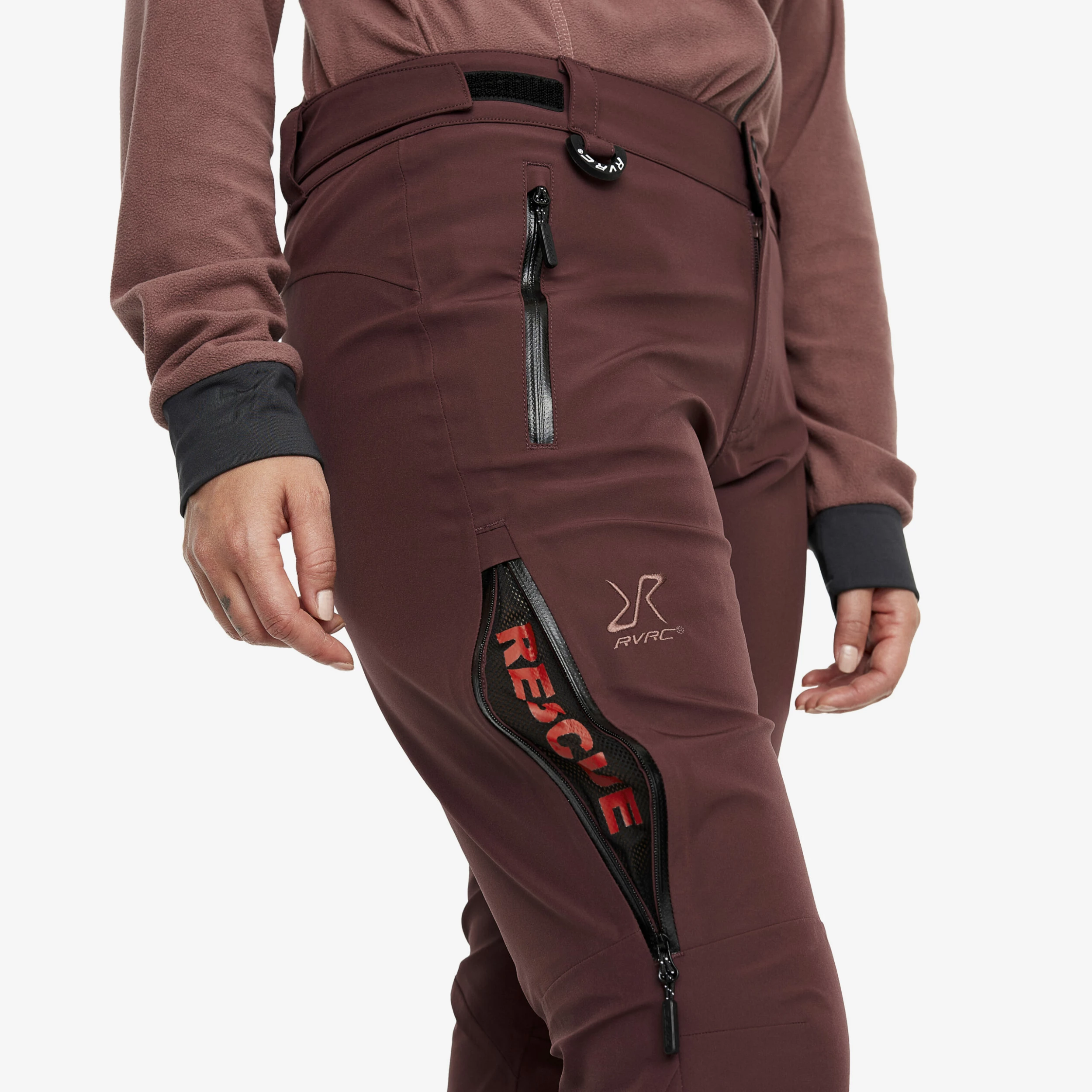 Cyclone Rescue Trousers Women Dark Vintage Rose - Image 4