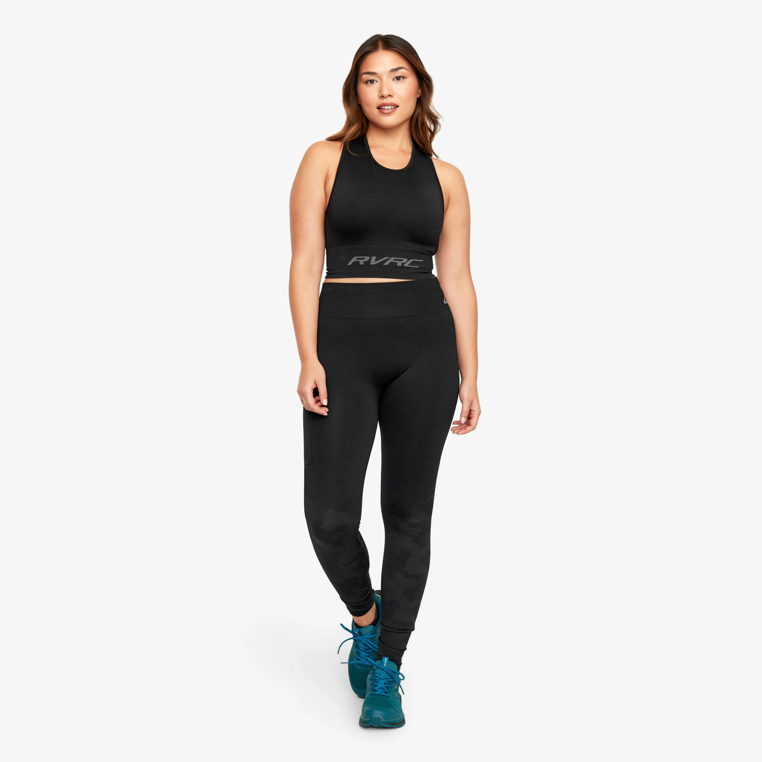 Descent Seamless Leggings Women Jetblack - Image 2