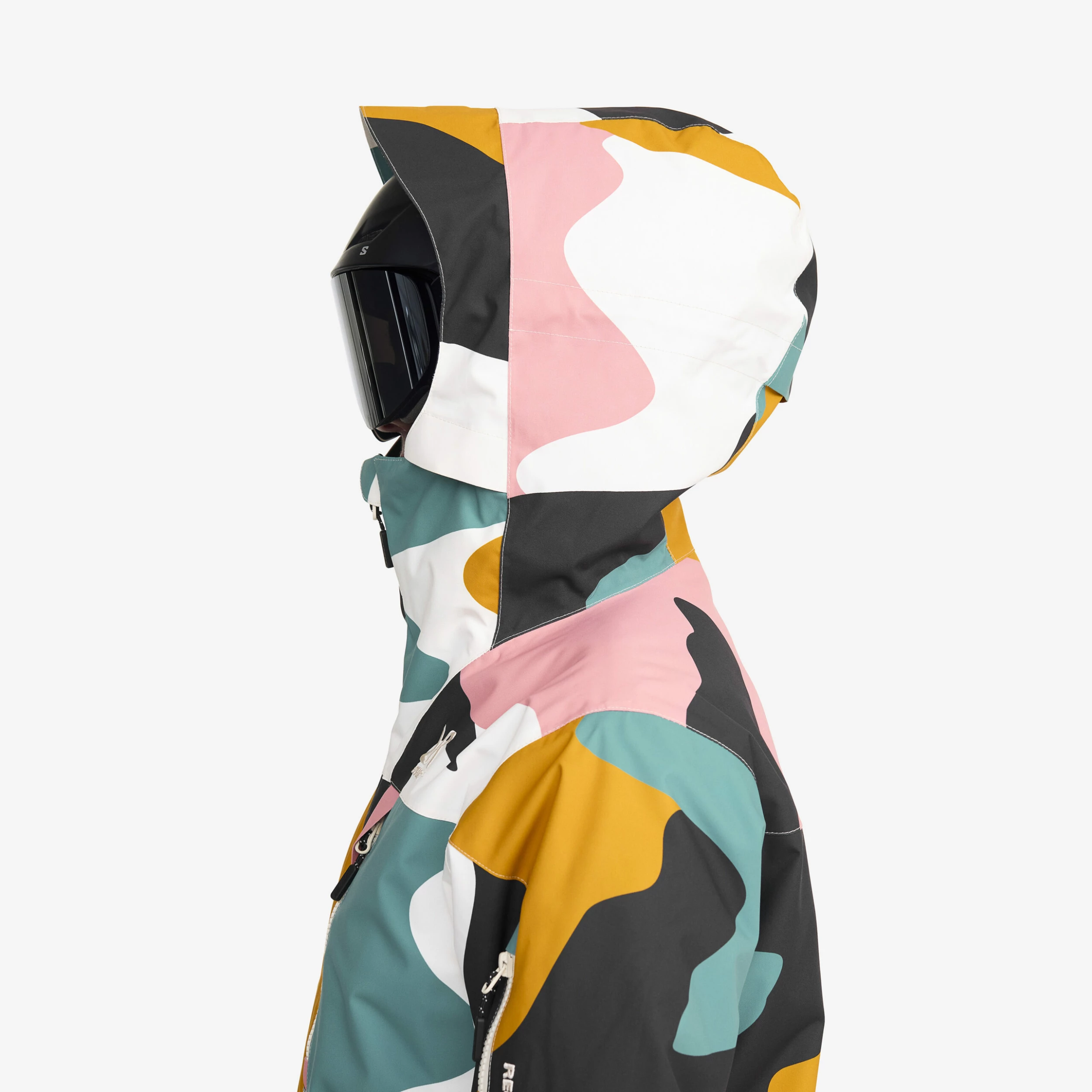 Halo 2L Insulated Ski Jacket Women Anthracite/Golden Yellow - Image 5