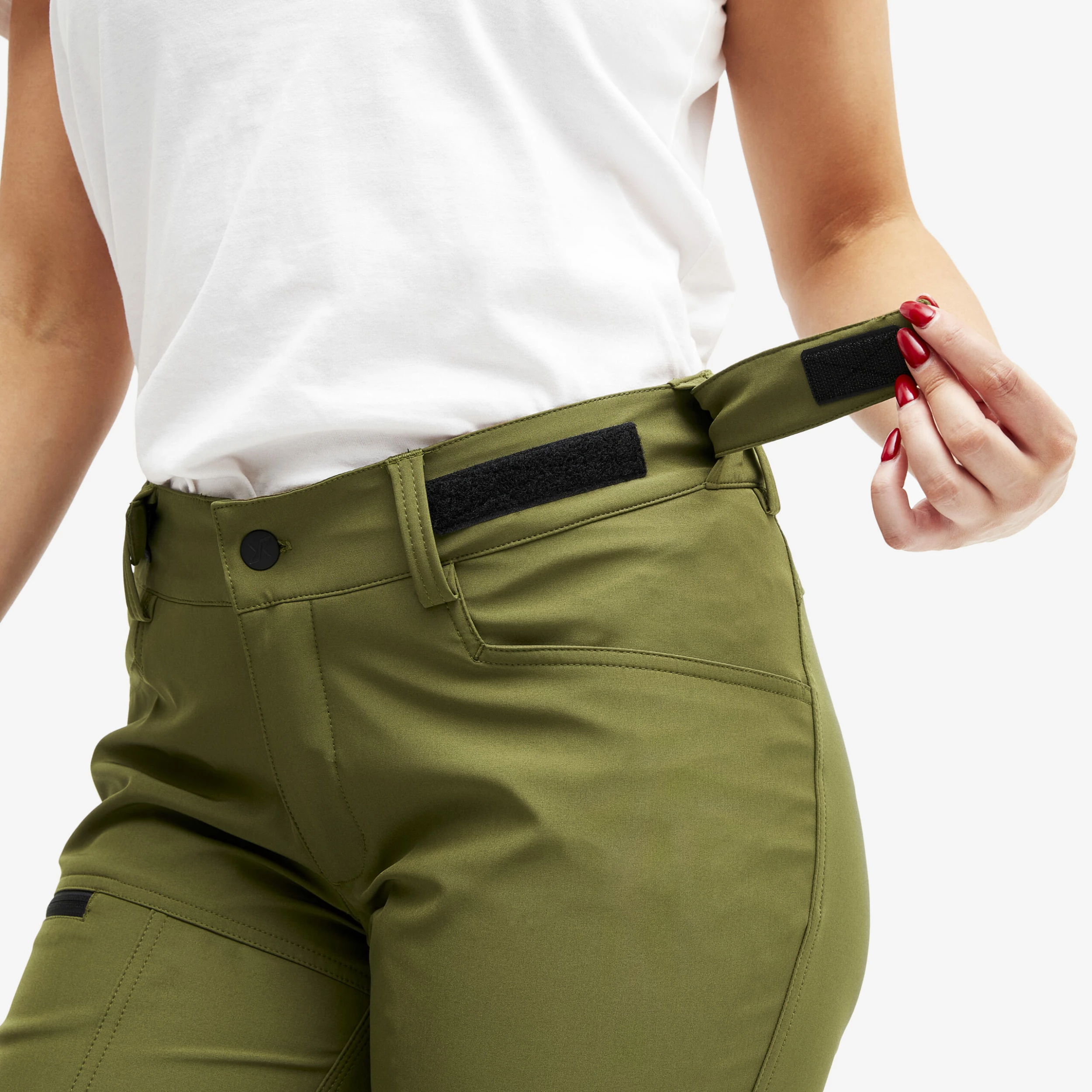 Trail Pants Women Dark Olive - Image 5