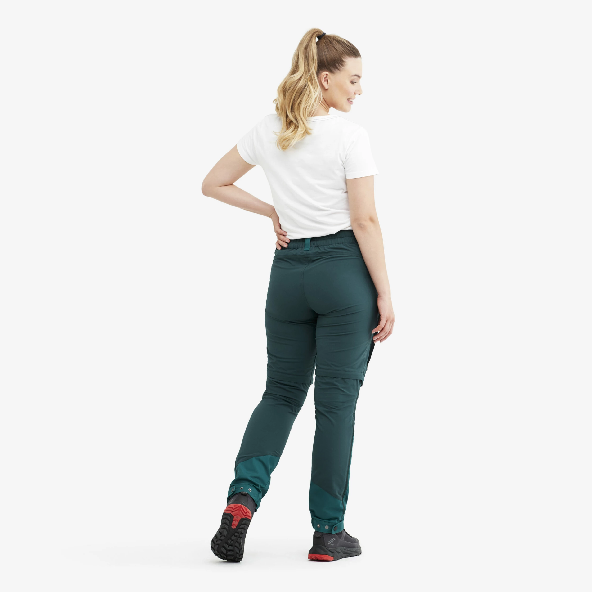 Silence T-zip Trousers Women Dark Teal - Image 4