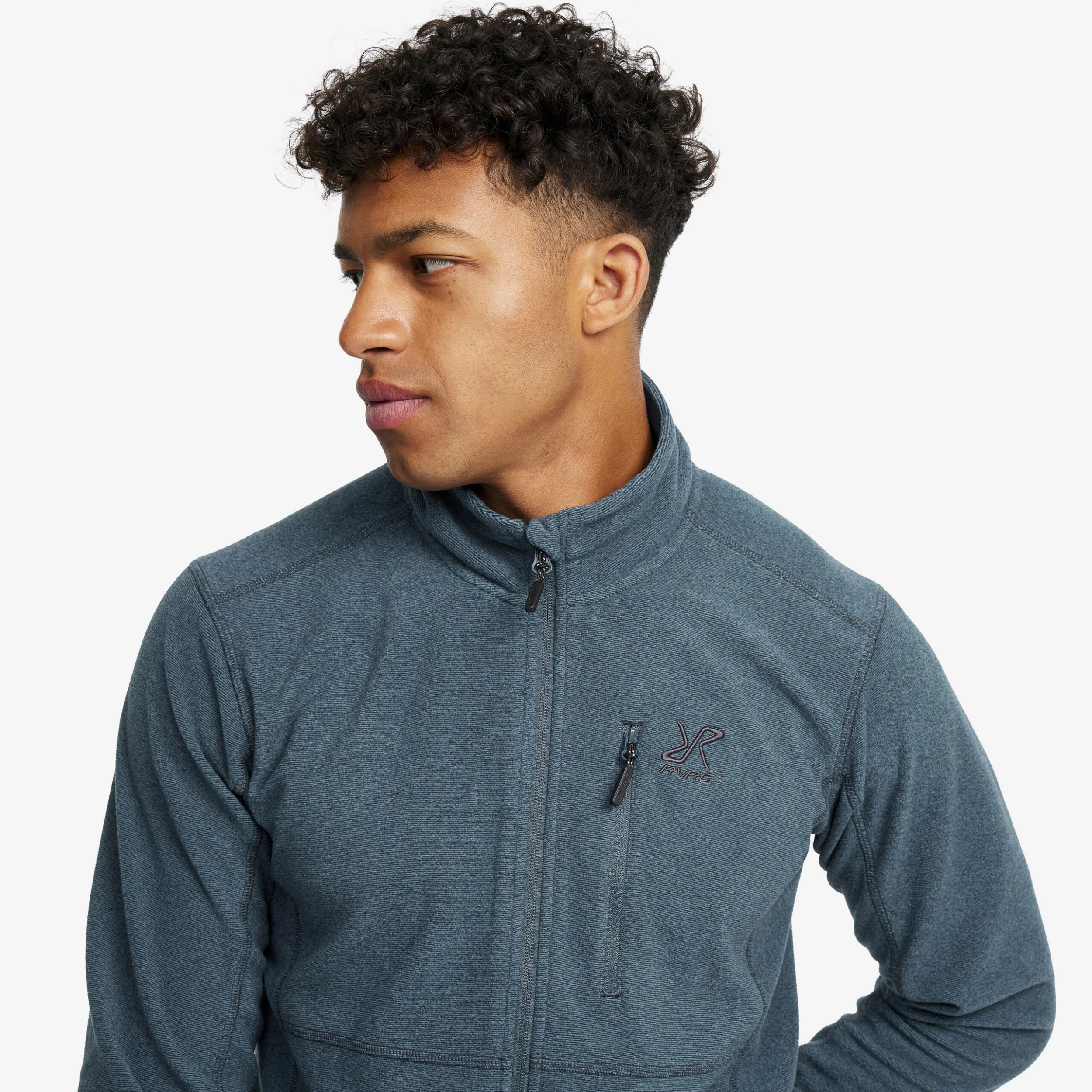 Essential Full-zip Fleece Men Moonlit Ocean - Image 4