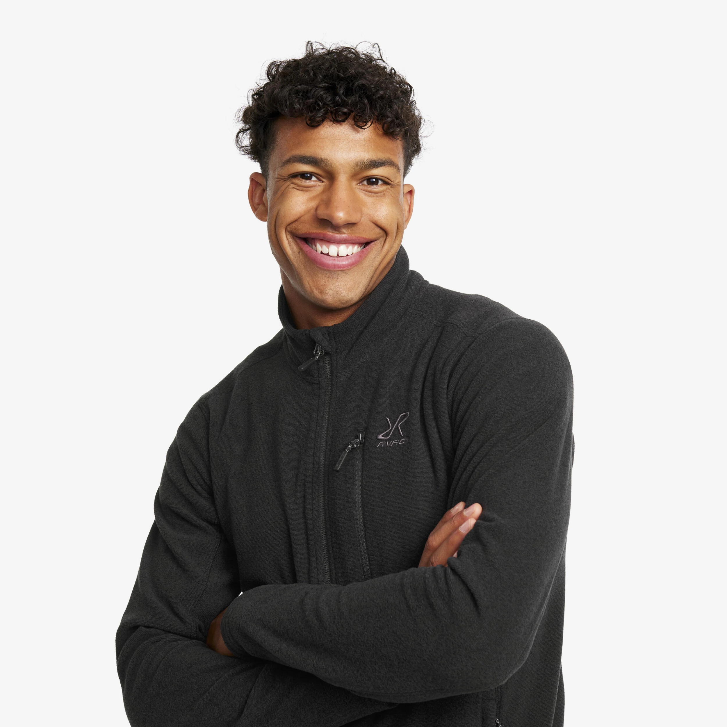 Essential Full-zip Fleece Men Black - Image 4