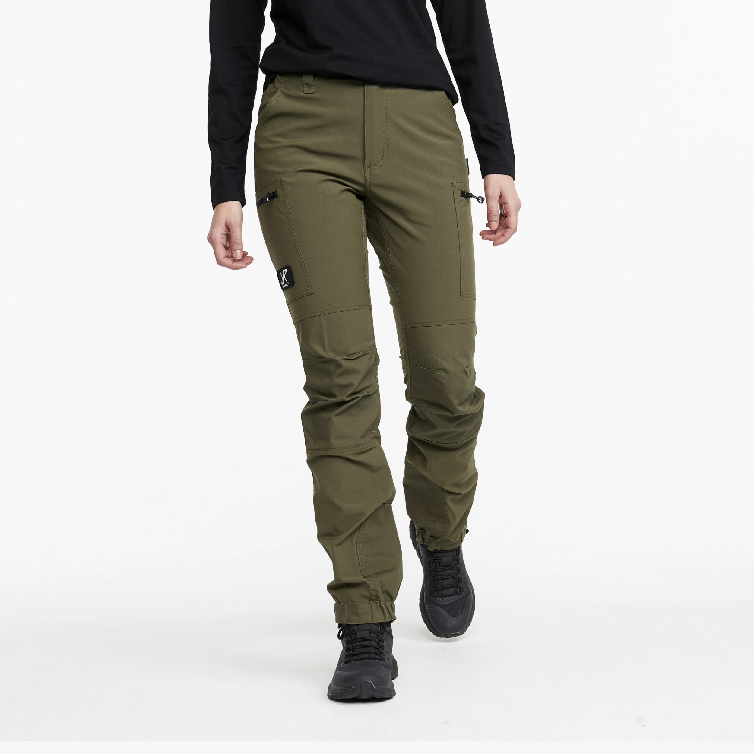 Nordwand Highwaist Stretch Trousers Women Olive Night