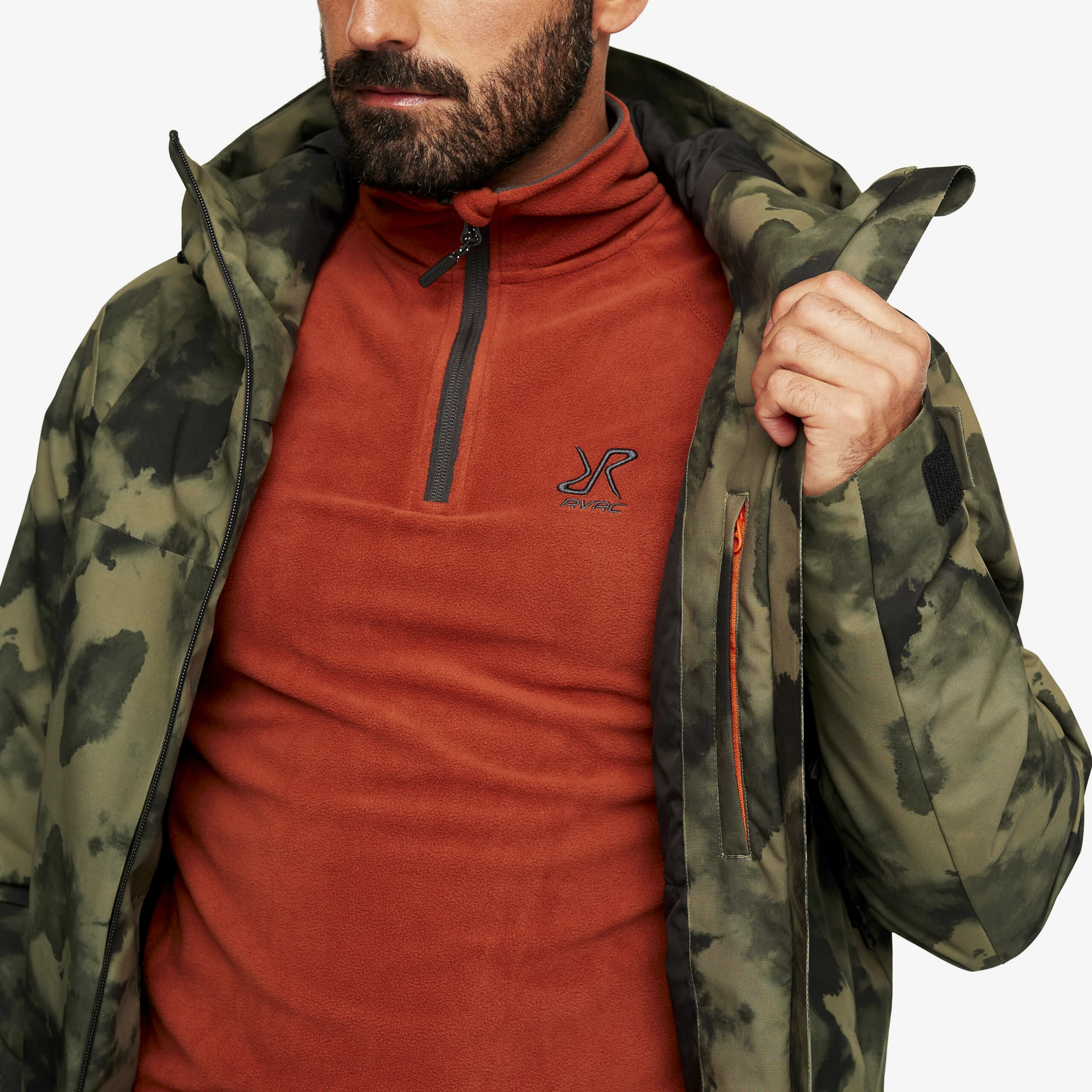 Helix Jacket Men Smokey Kalamata - Image 9