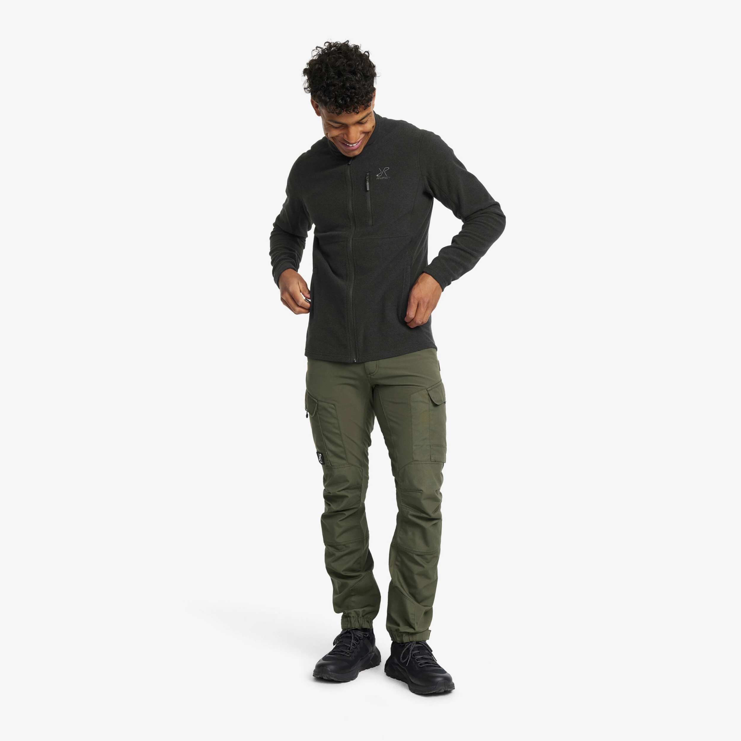 Essential Full-zip Fleece Men Black - Image 2