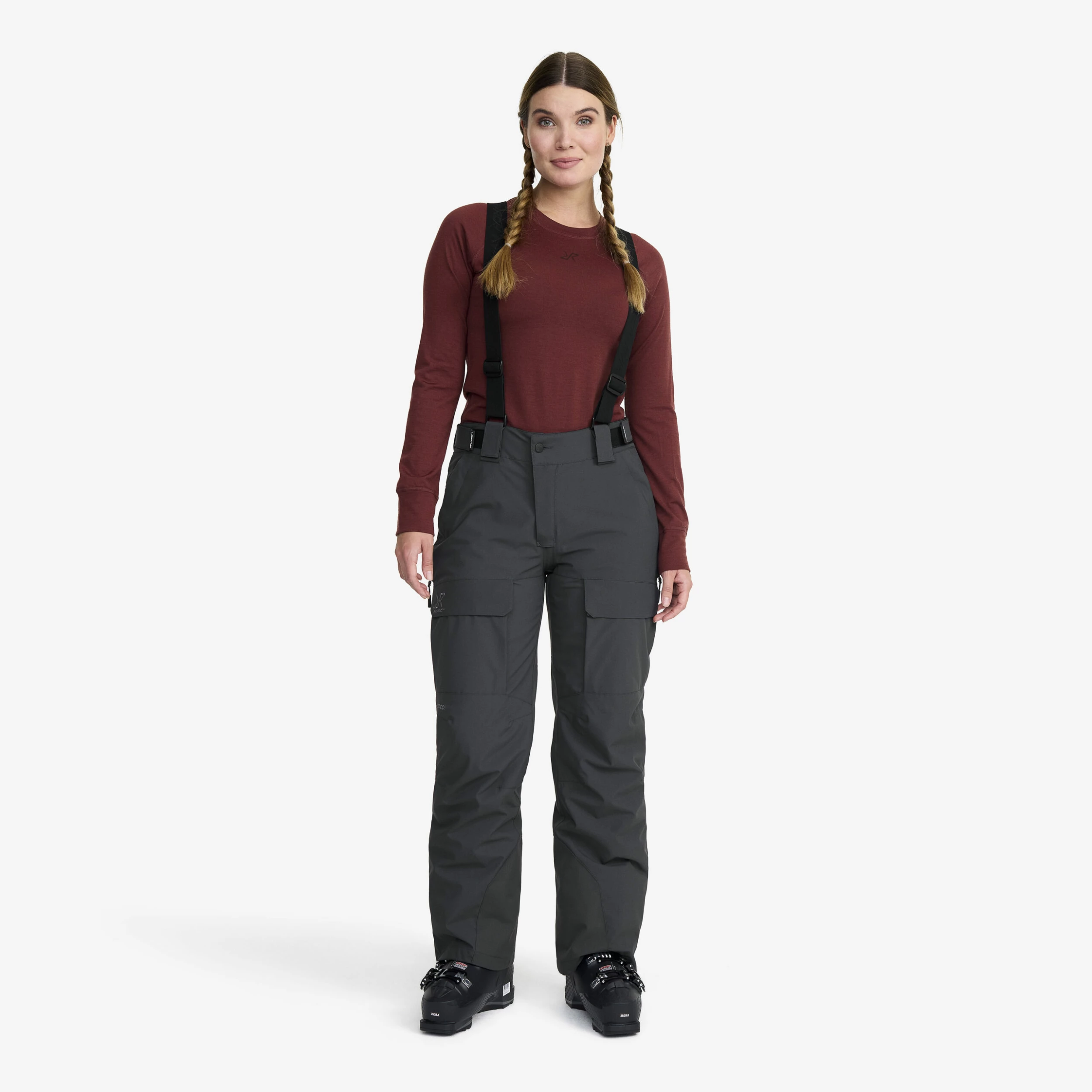 Halo 2L Insulated Ski Trousers Women Anthracite - Image 2