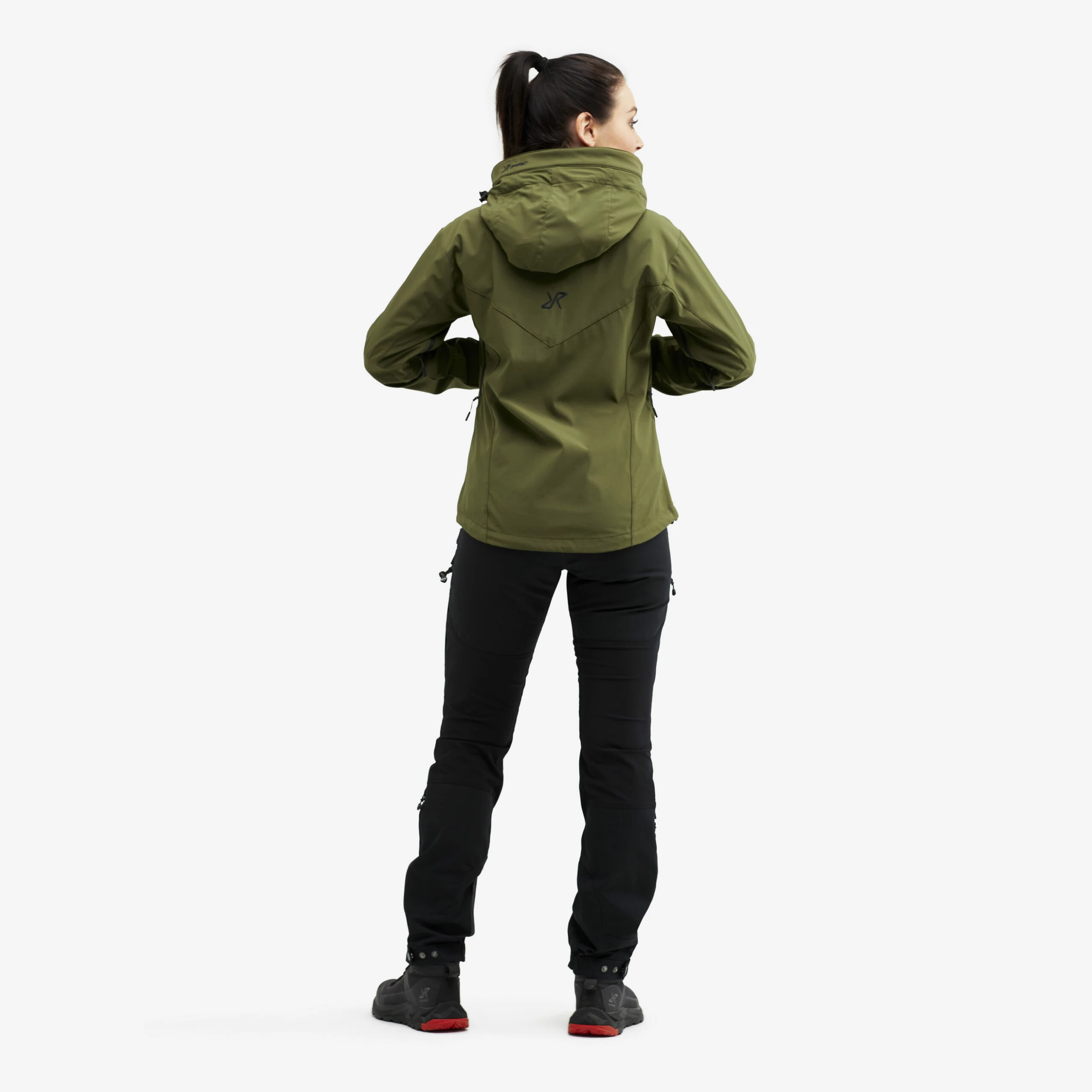 Trail Jacket Women Dark Olive - Image 3