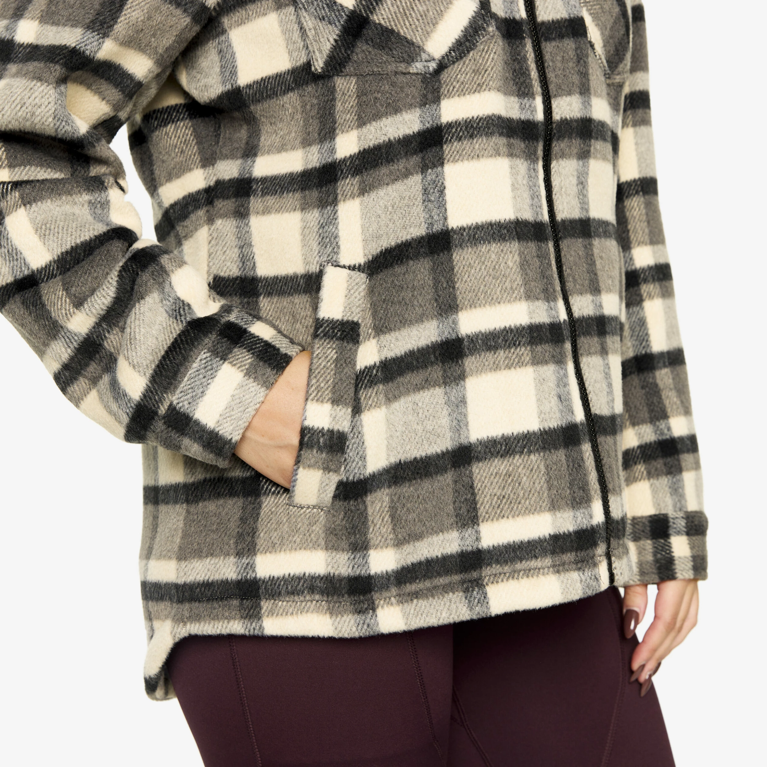 Lumber Jacket Women Tofu/Anthracite - Image 5