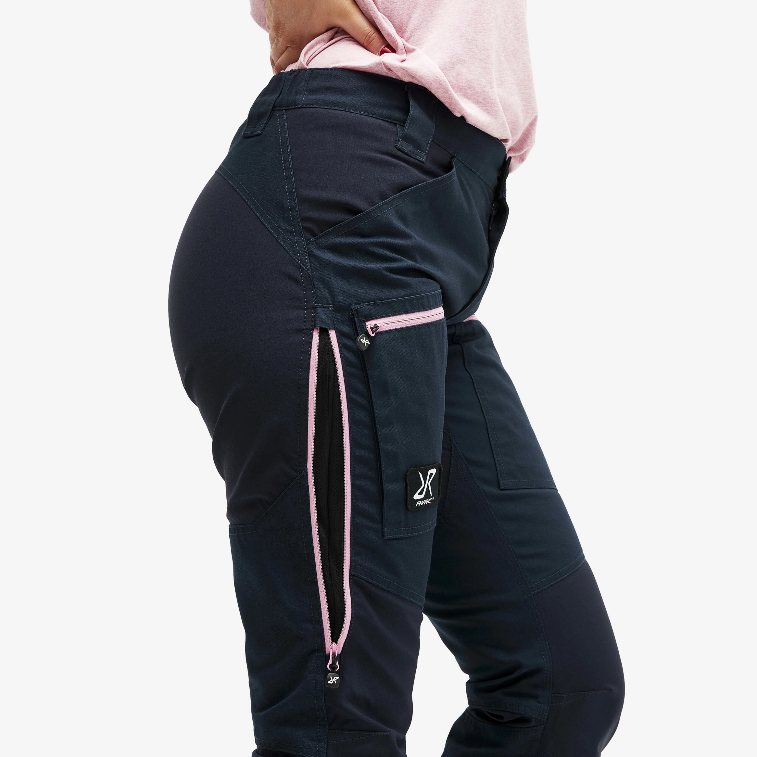 Nordwand Pro Trousers Women Thunder Blue/Orchid Smoke - Image 4