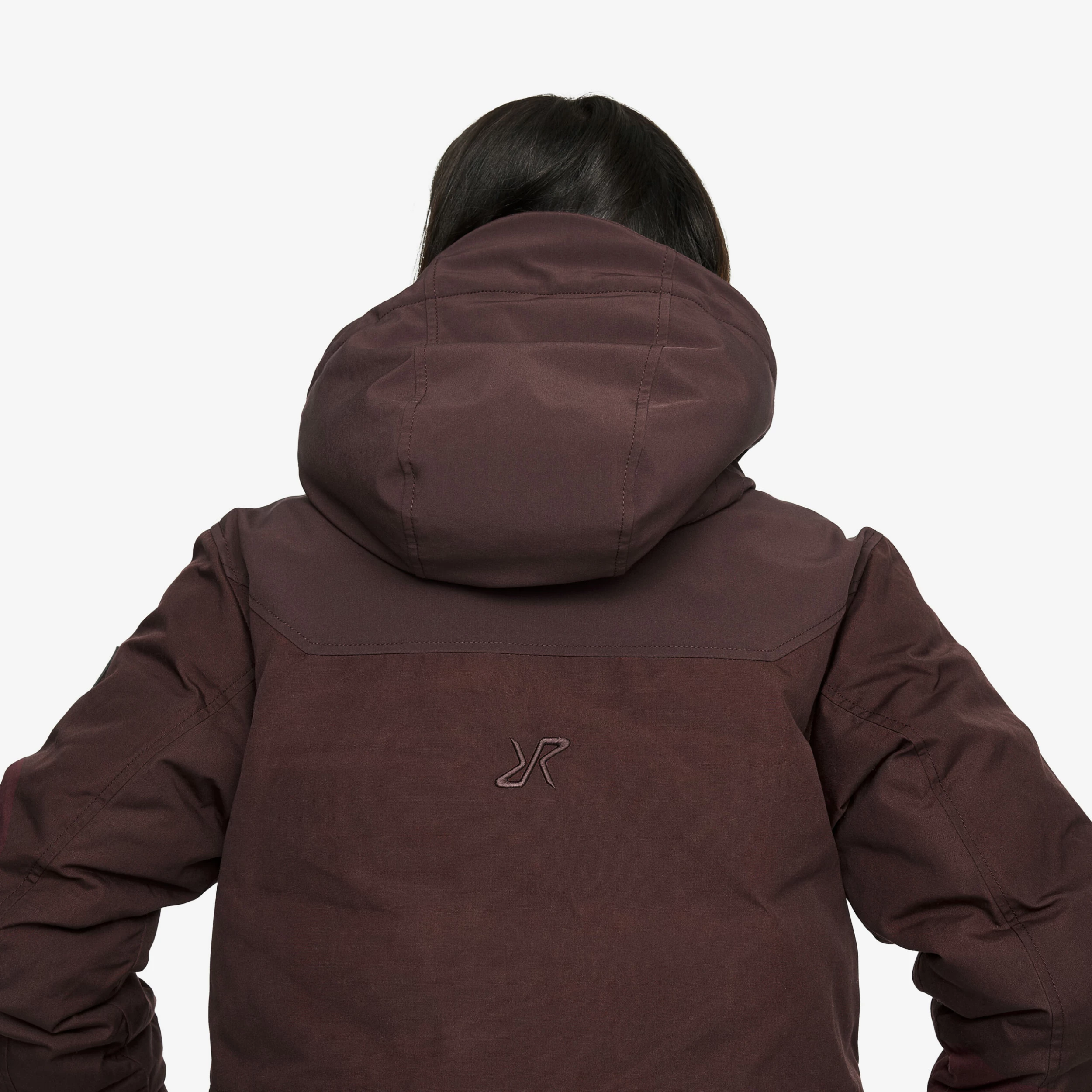 Outdoor Parka Women Dark Vintage Rose - Image 8