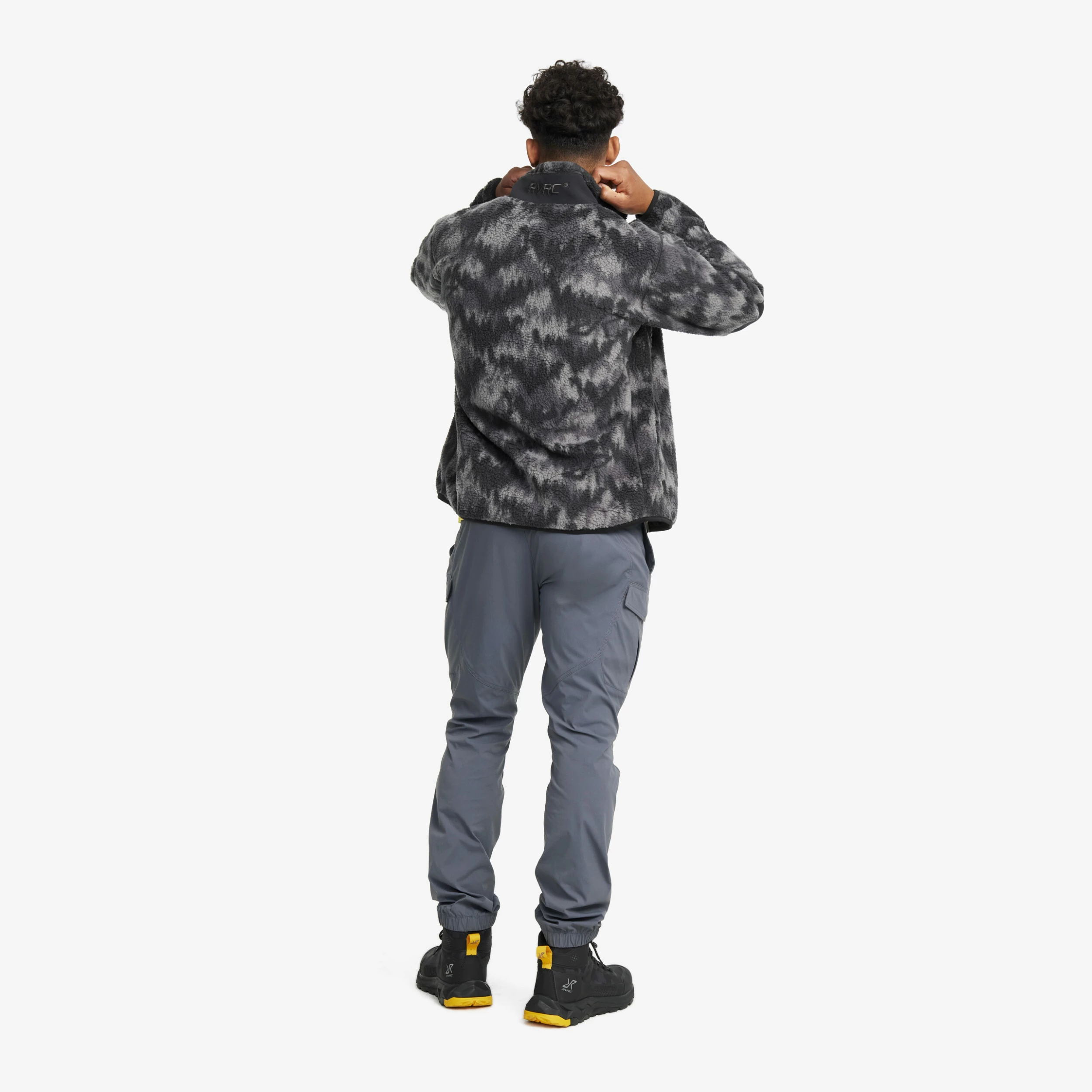 High Pile Fleece Men Anthracite - Image 3