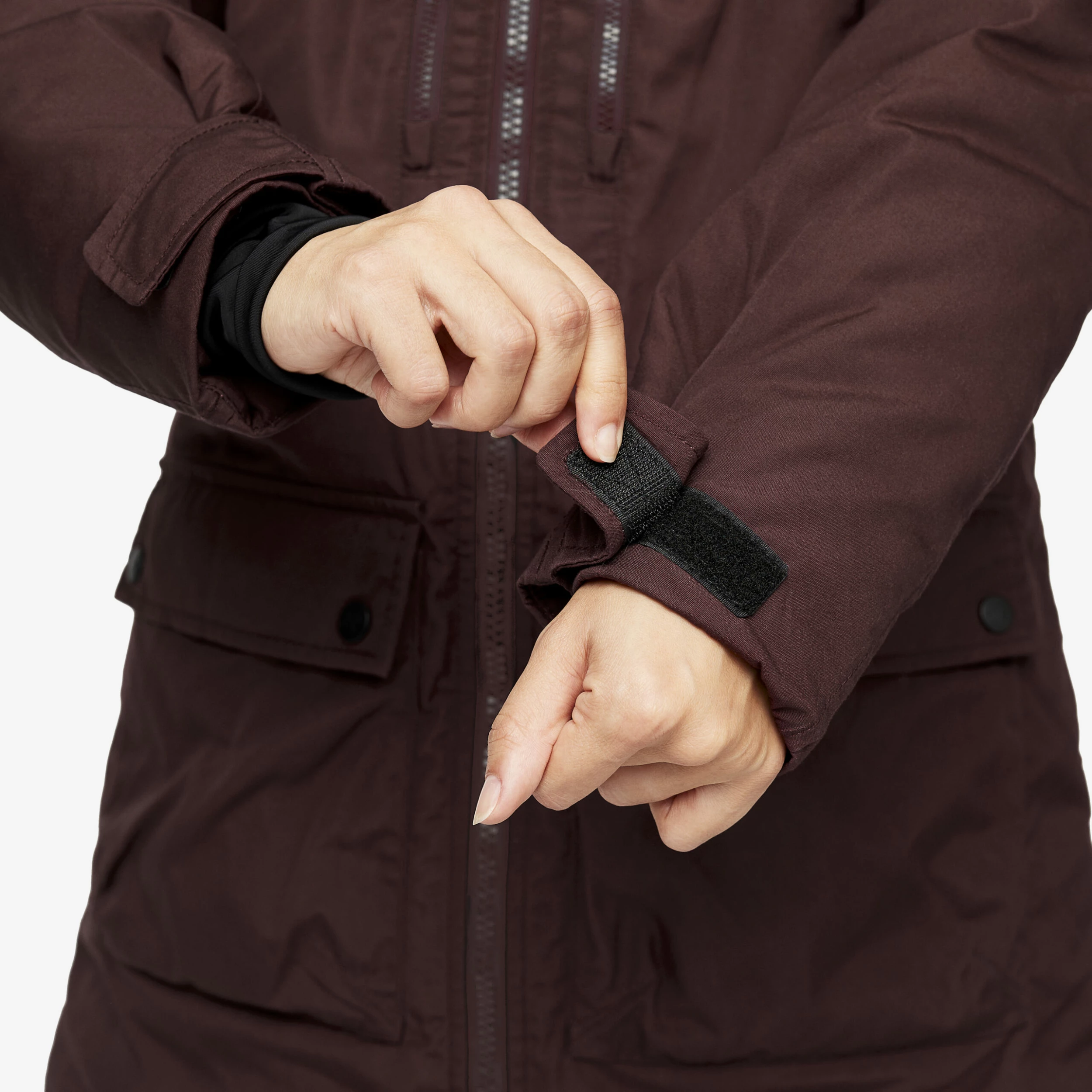 Outdoor Parka Women Dark Vintage Rose - Image 5