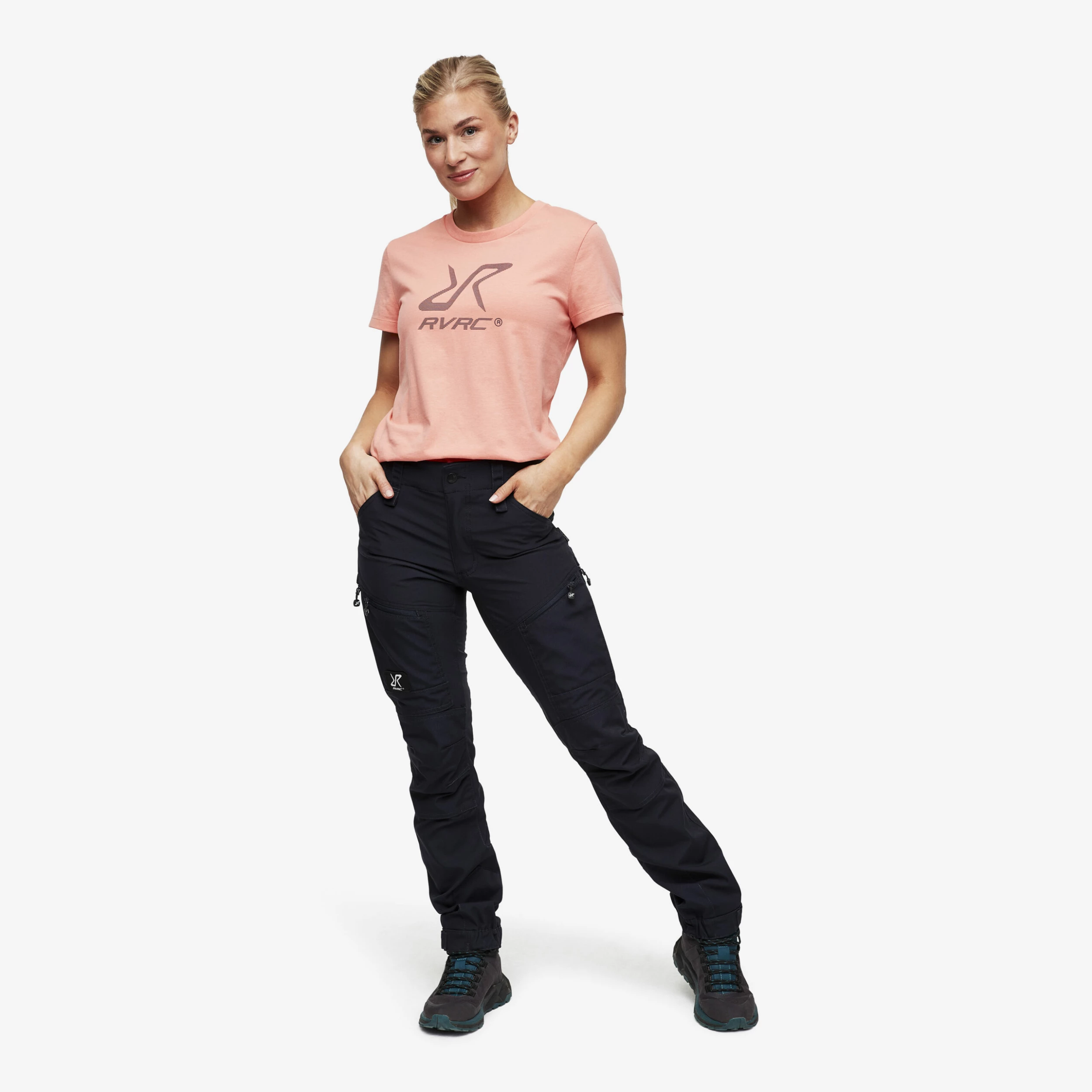 RVRC GP Pro Short Trousers Women Peacemaker Blue - Image 2