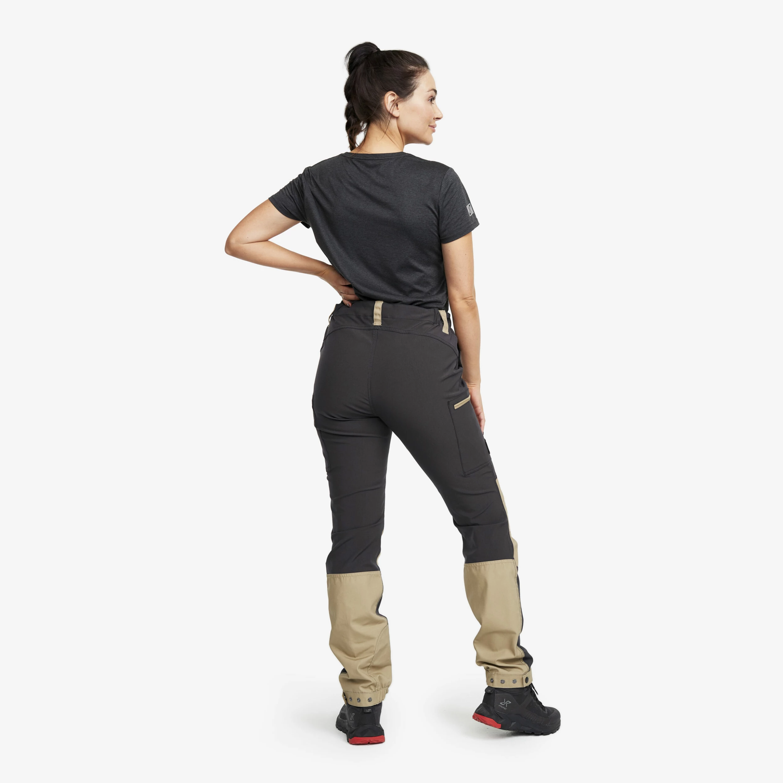 Nordwand Highwaist Stretch Trousers Women Khaki - Image 3