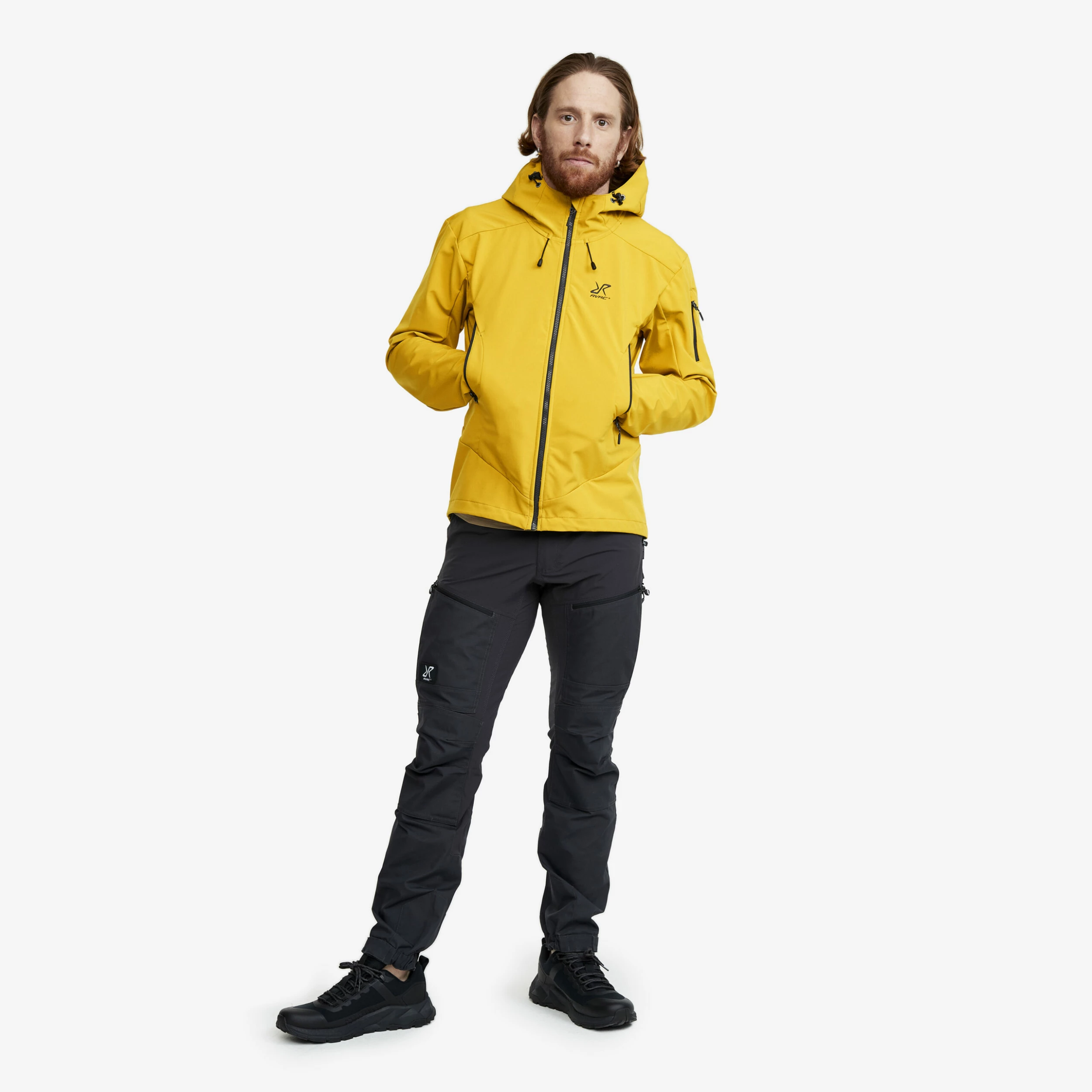 Reckon Softshell Jacket Men Lemon Curry - Image 2