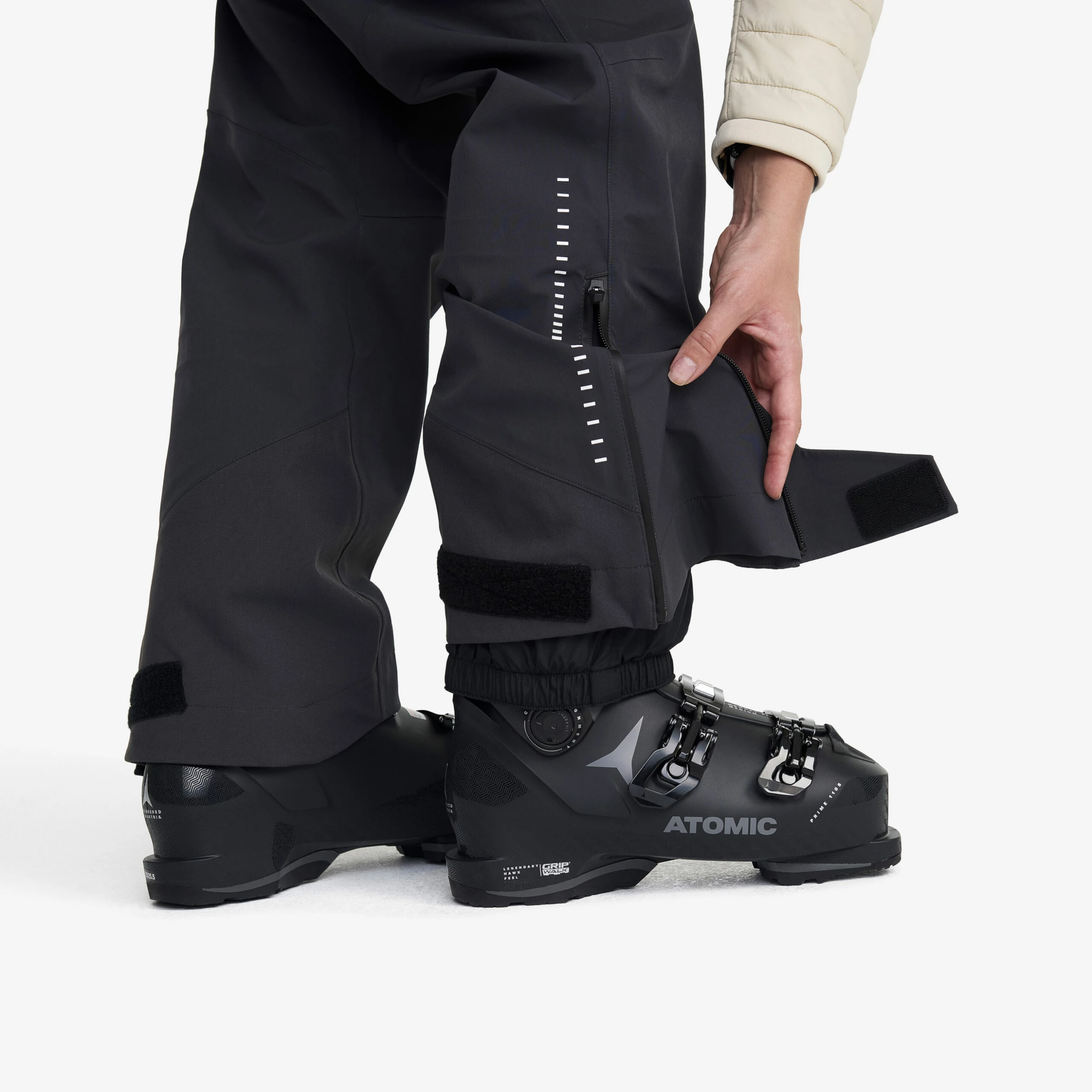 Atlas 3L Ski Bib Trousers Women Anthracite - Image 9