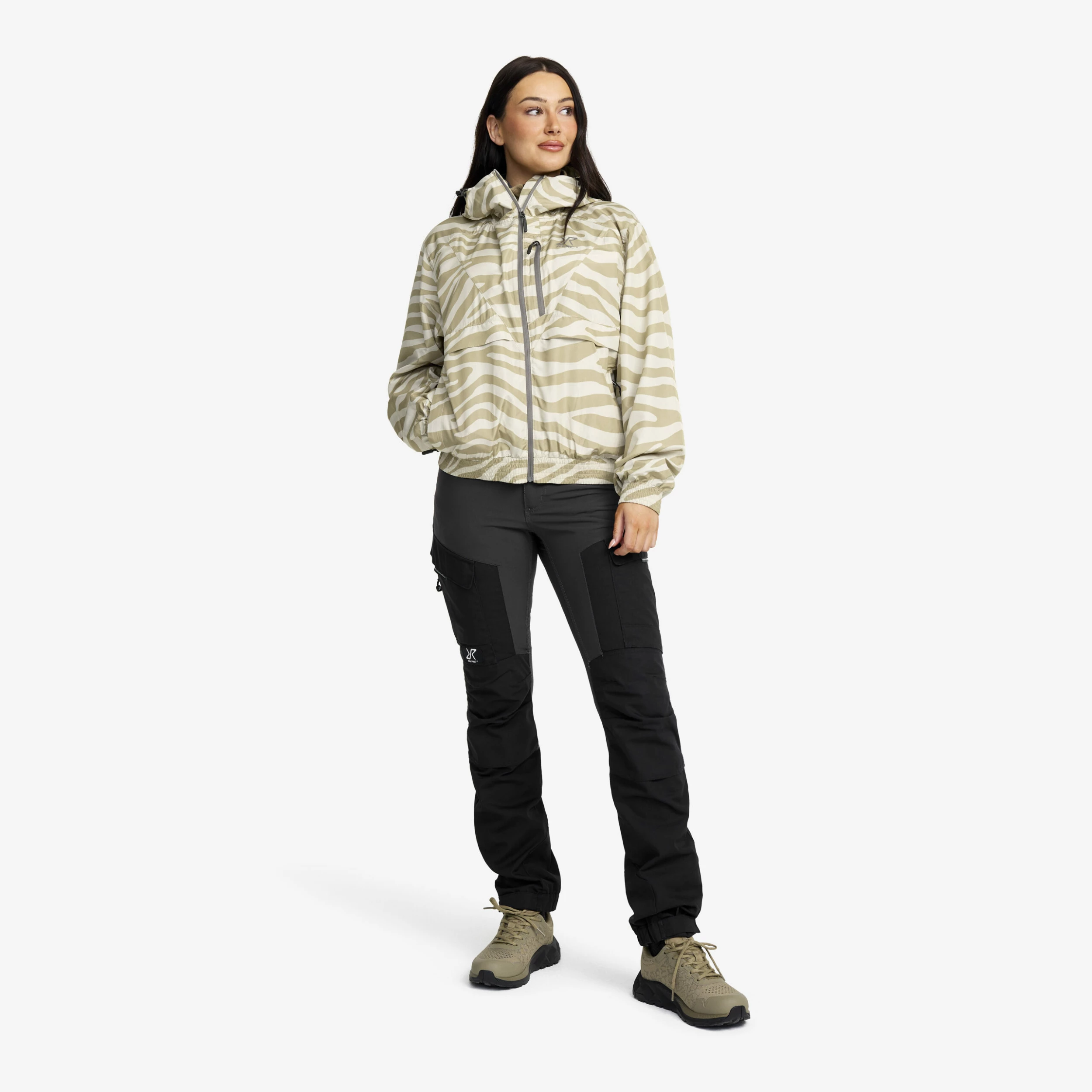 Whirlwind Jacket Women Khaki/Rainy Day - Image 2