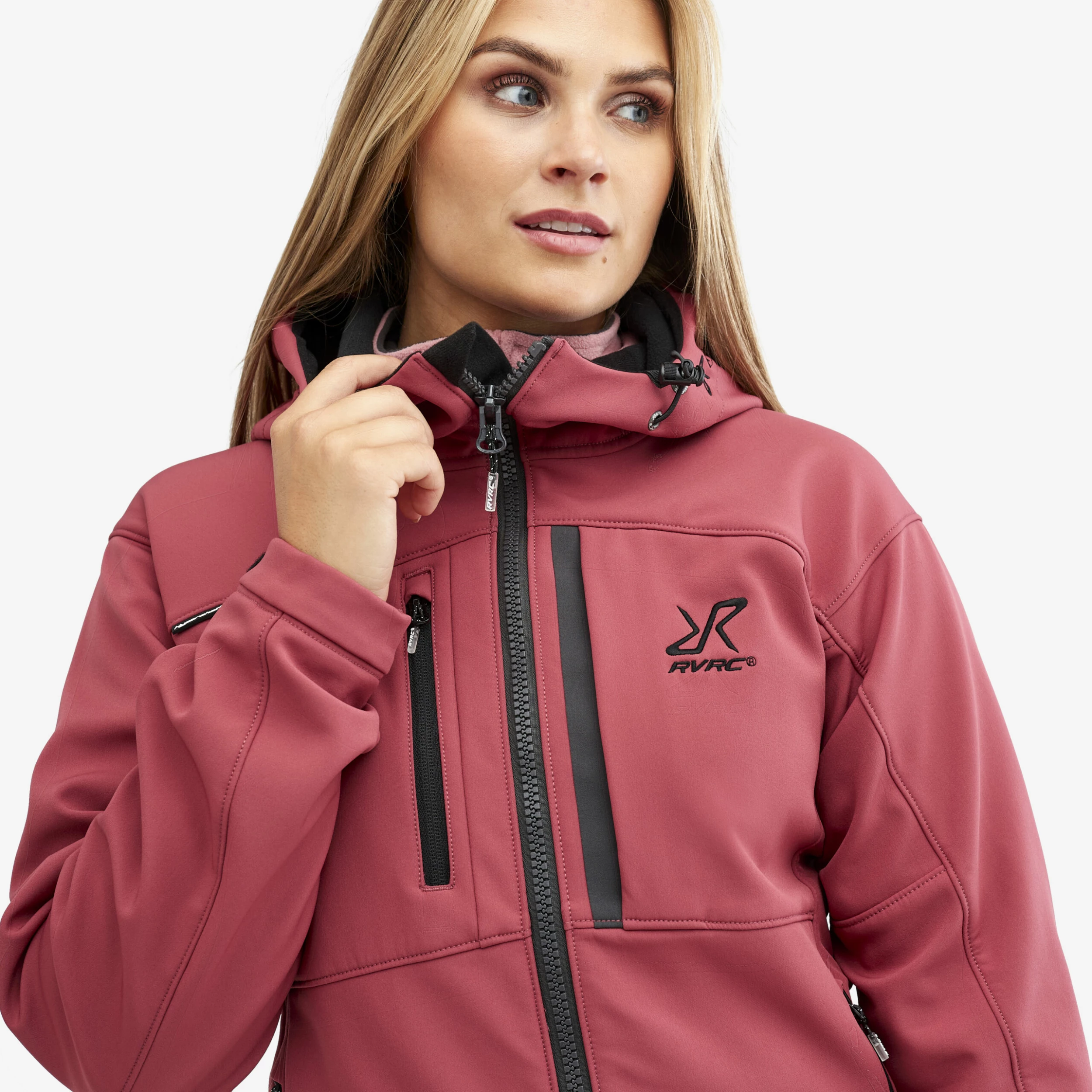 Hiball Jacket Women Earth Red - Image 4