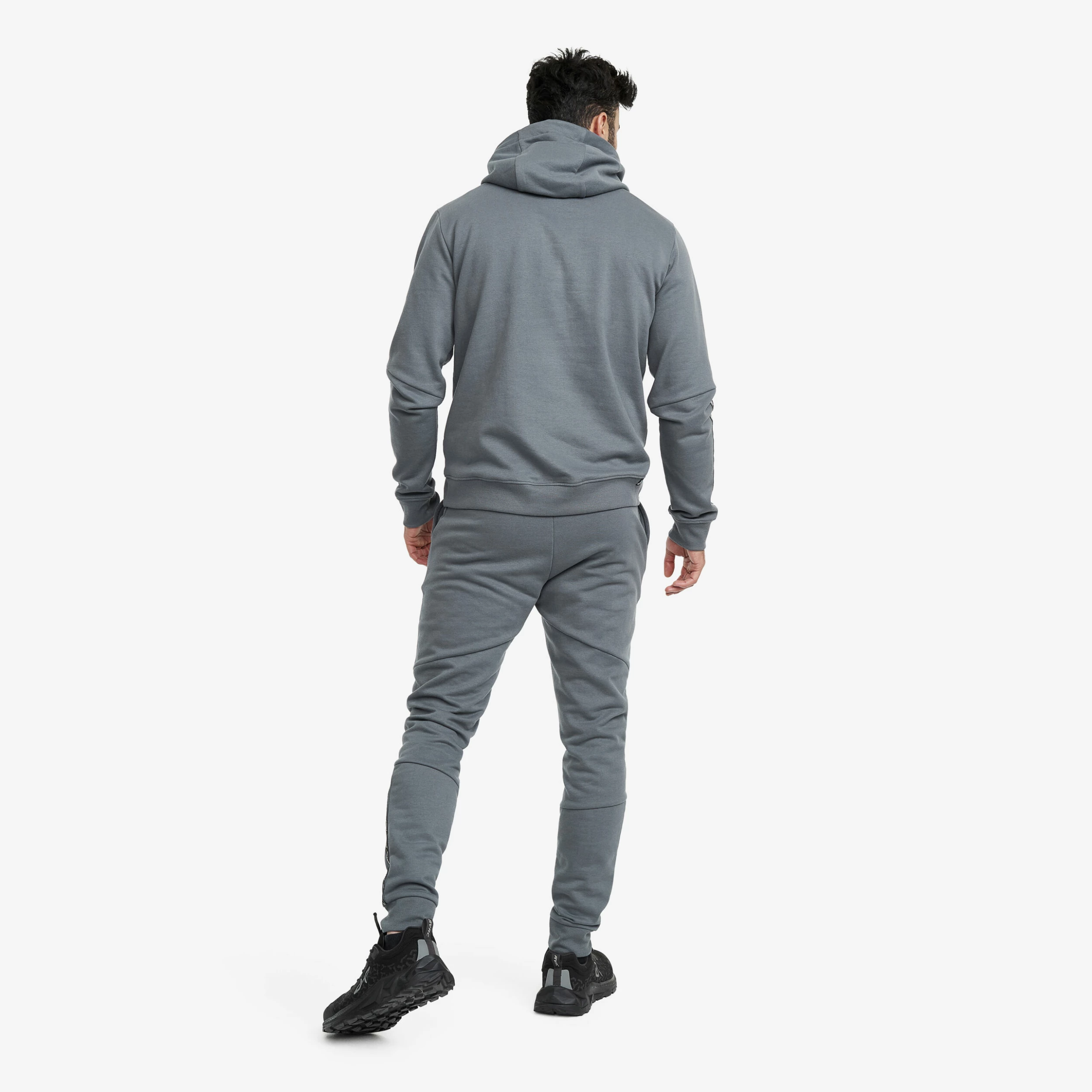 Lounge Logo Hoodie Men Turbulence Blue - Image 3