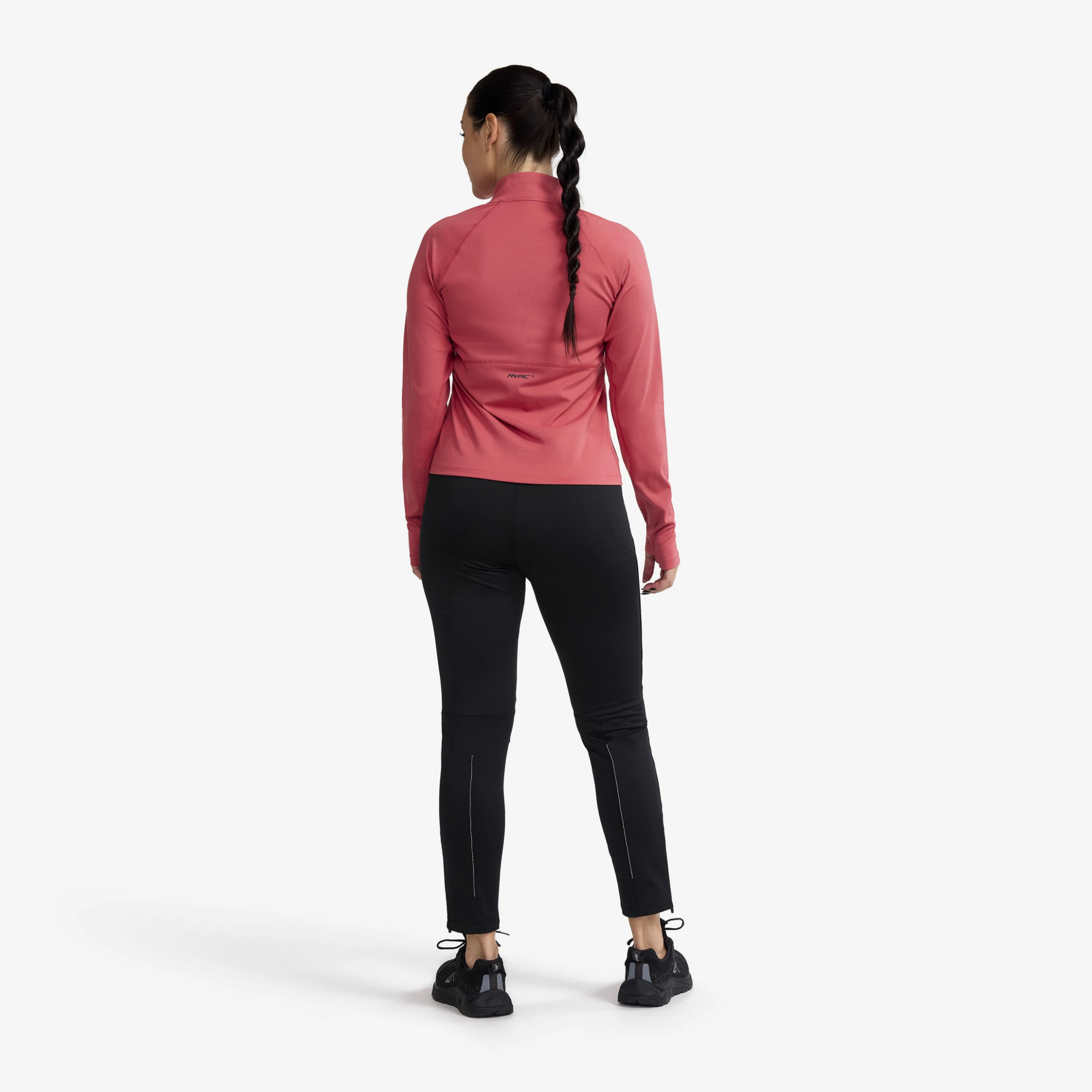 Prep Half-zip Top Women Holly Berry - Image 3