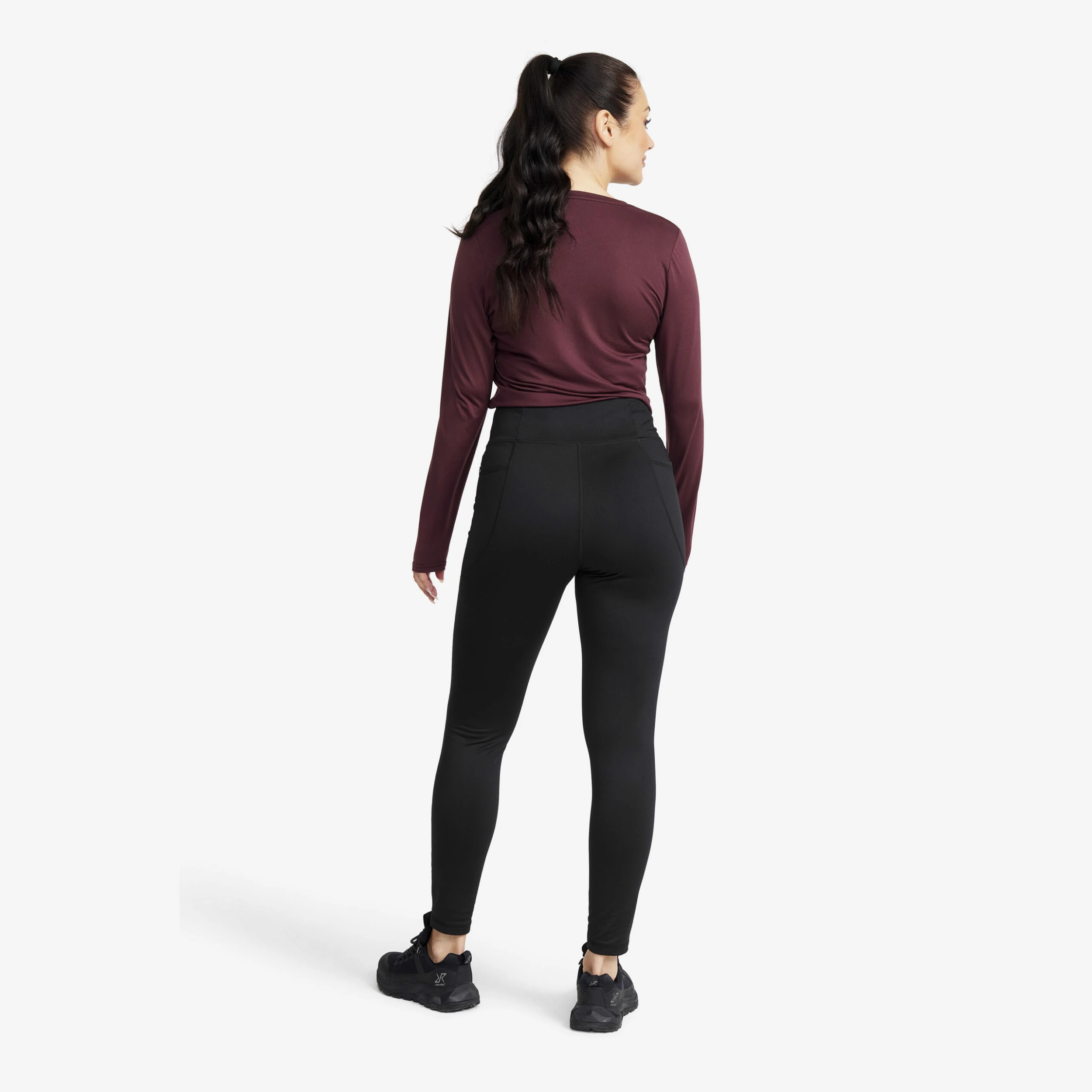 Alaska Fleece Lined Leggings Women Black - Image 3