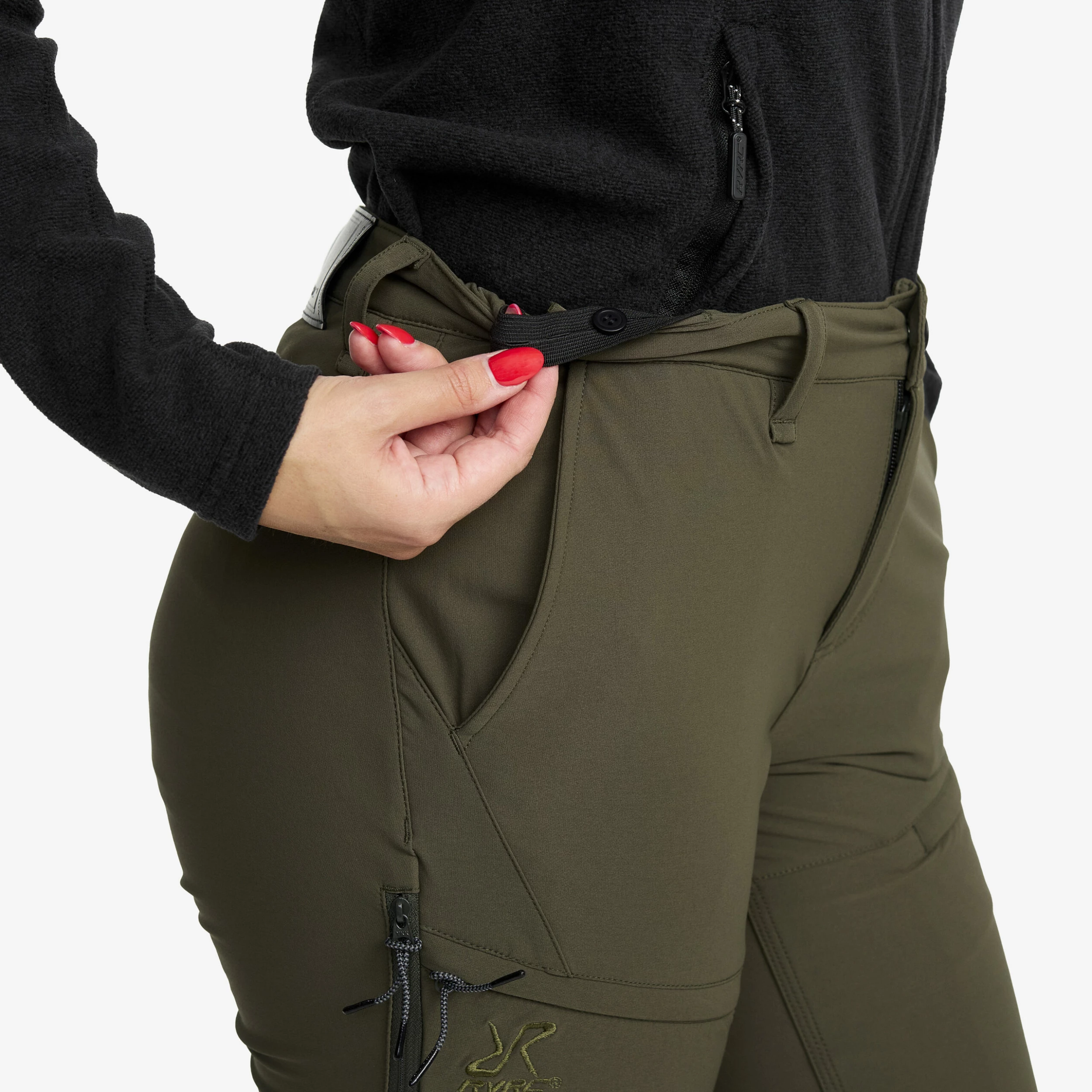 Prime Stretch Trousers Women Forest Night - Image 4