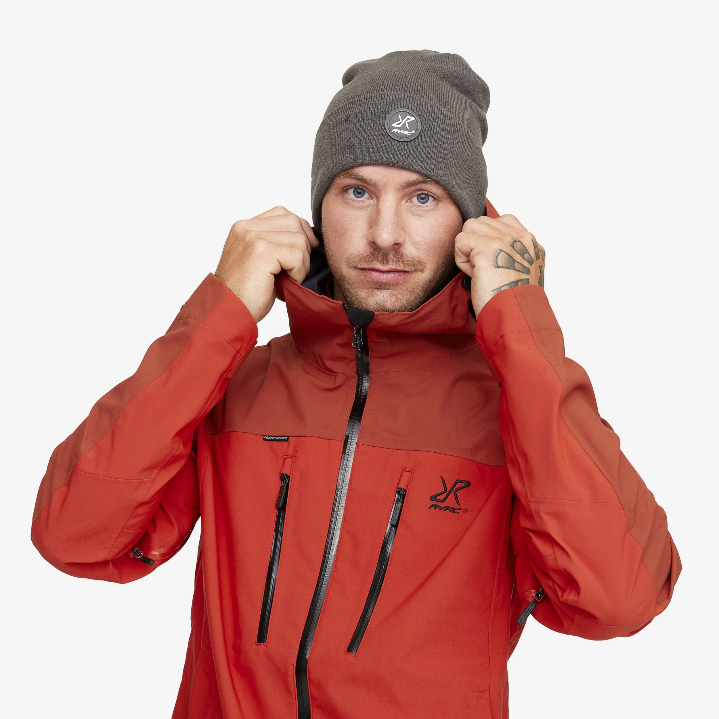 Silence Proshell Jacket Men Molten Lava - Image 4